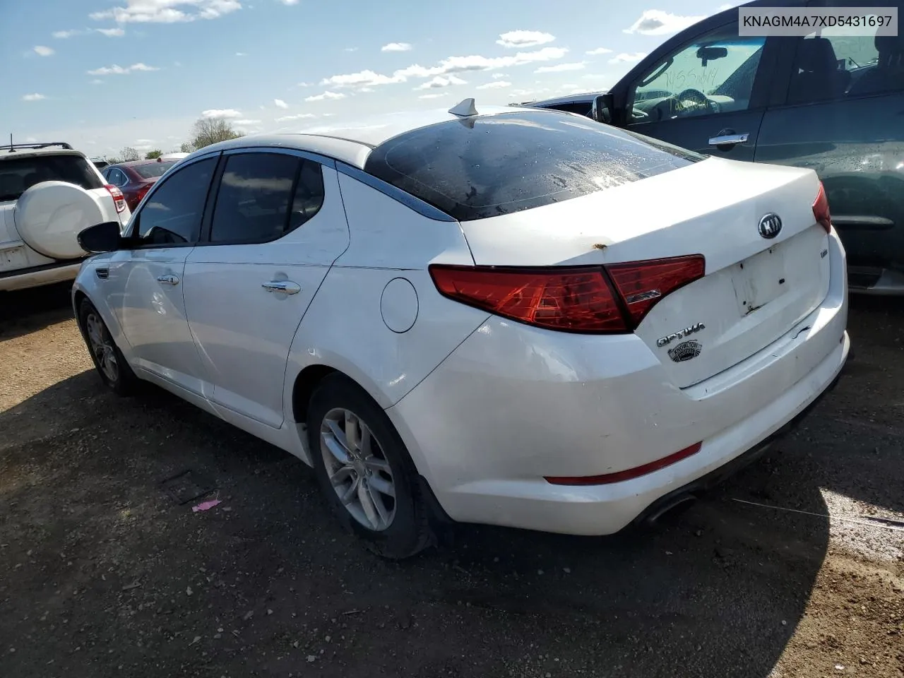 KNAGM4A7XD5431697 2013 Kia Optima Lx