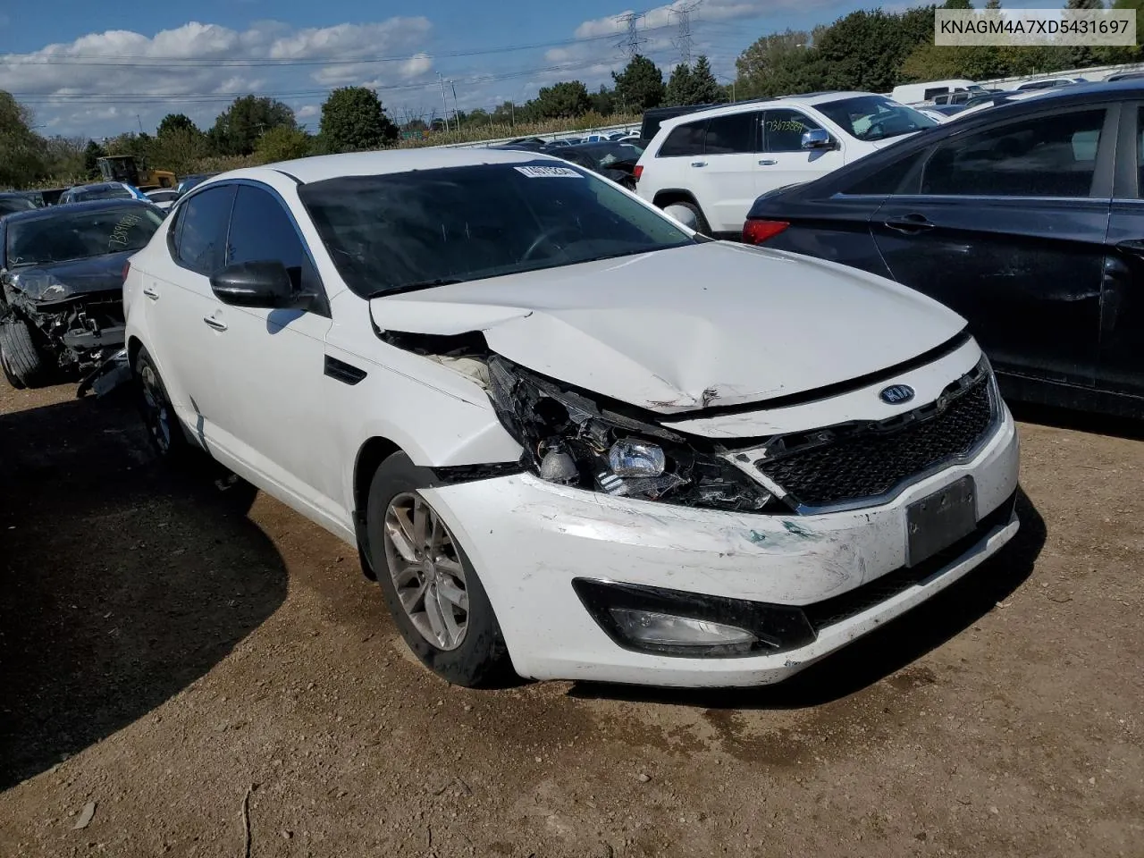 KNAGM4A7XD5431697 2013 Kia Optima Lx