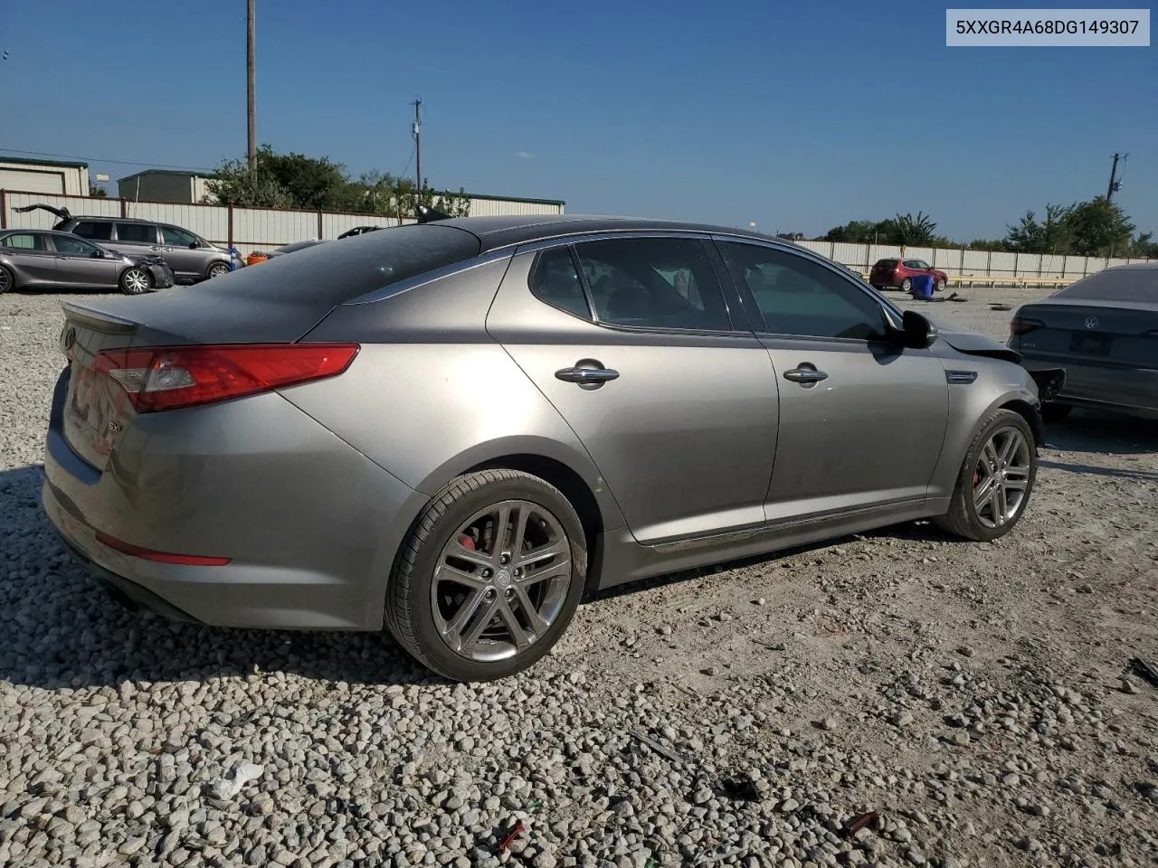 2013 Kia Optima Sx VIN: 5XXGR4A68DG149307 Lot: 74243444