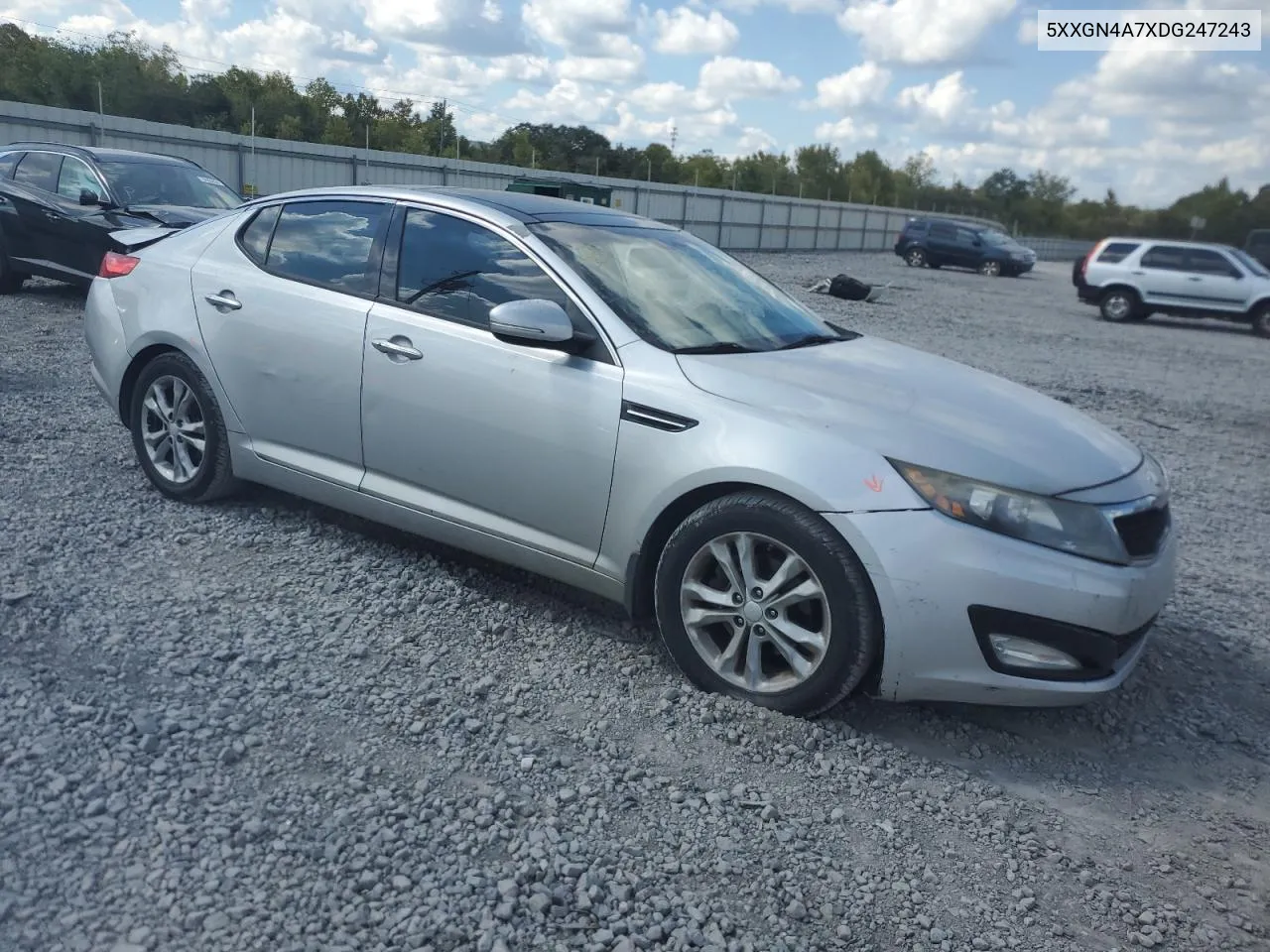 2013 Kia Optima Ex VIN: 5XXGN4A7XDG247243 Lot: 74279944