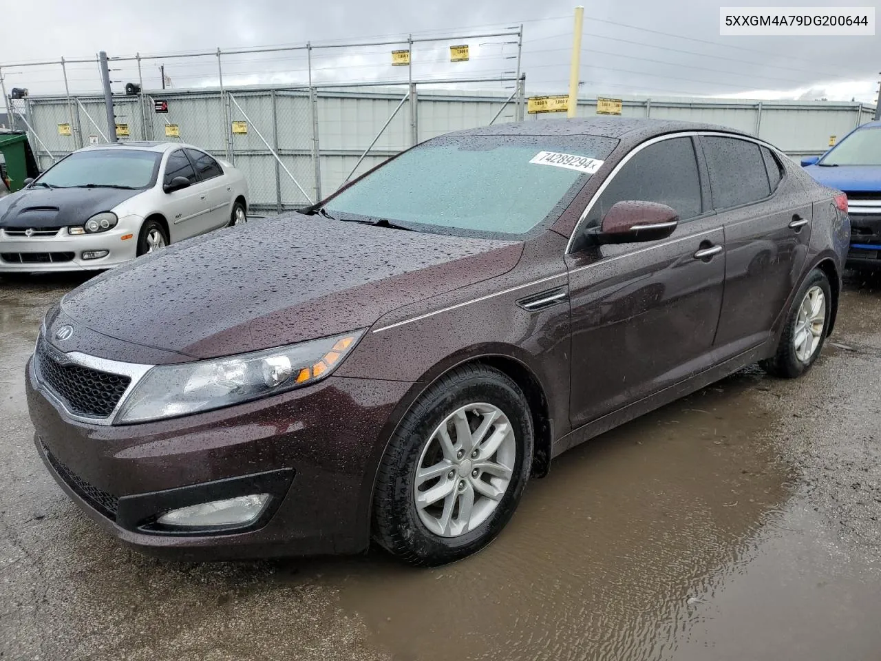 2013 Kia Optima Lx VIN: 5XXGM4A79DG200644 Lot: 74289294