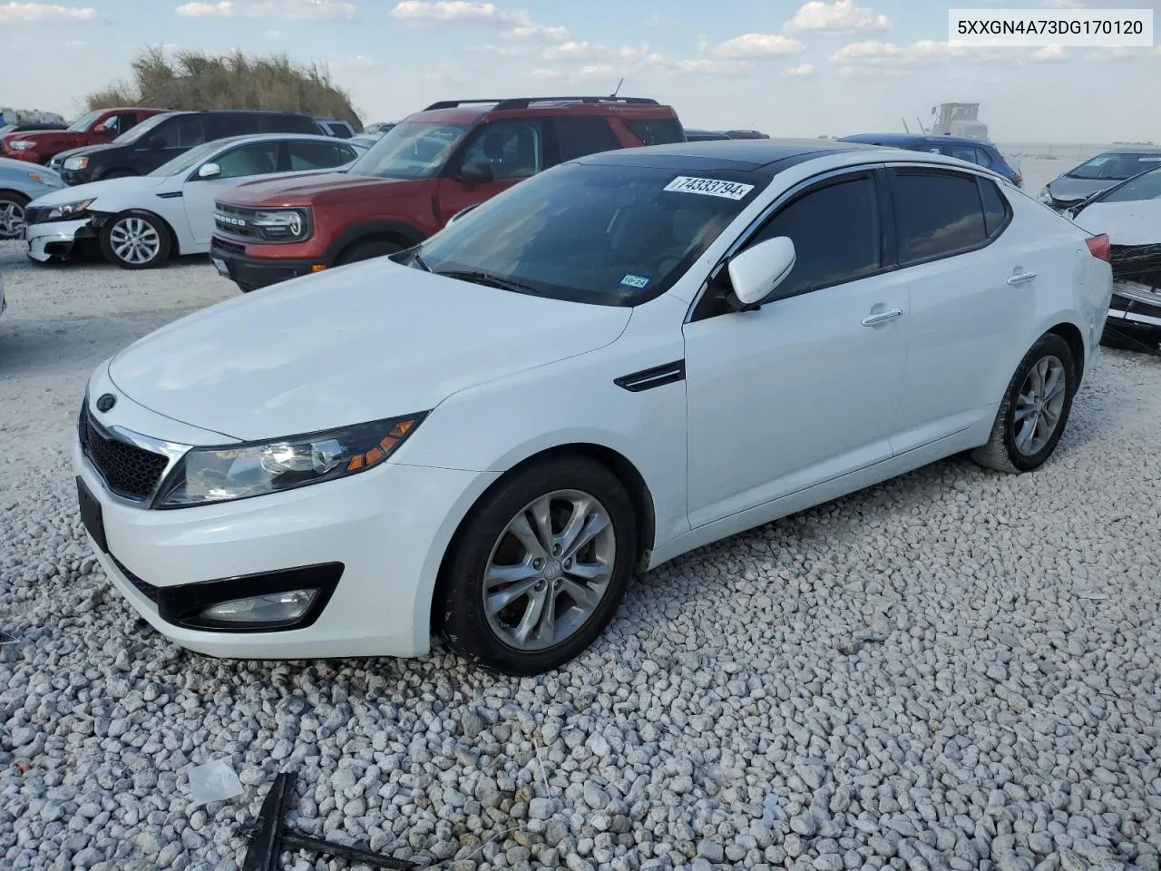 5XXGN4A73DG170120 2013 Kia Optima Ex