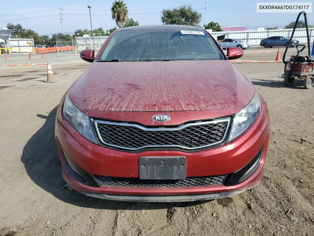 2013 Kia Optima Sx VIN: 5XXGR4A67DG174117 Lot: 74345114