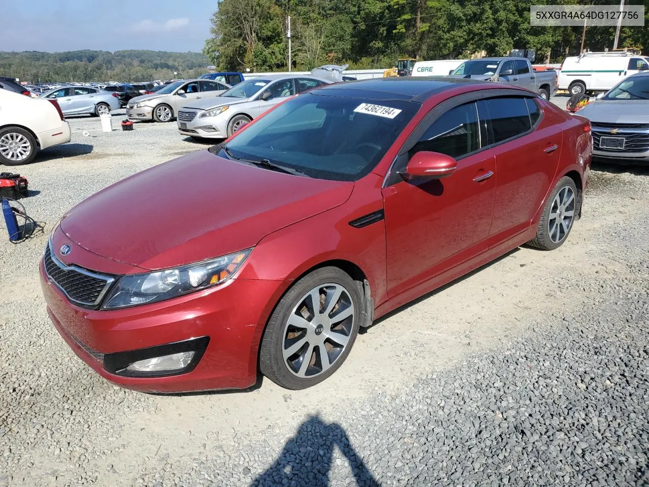 2013 Kia Optima Sx VIN: 5XXGR4A64DG127756 Lot: 74362194