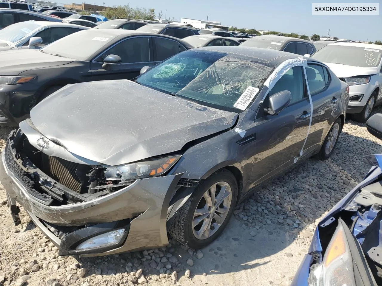 2013 Kia Optima Ex VIN: 5XXGN4A74DG195334 Lot: 74429444