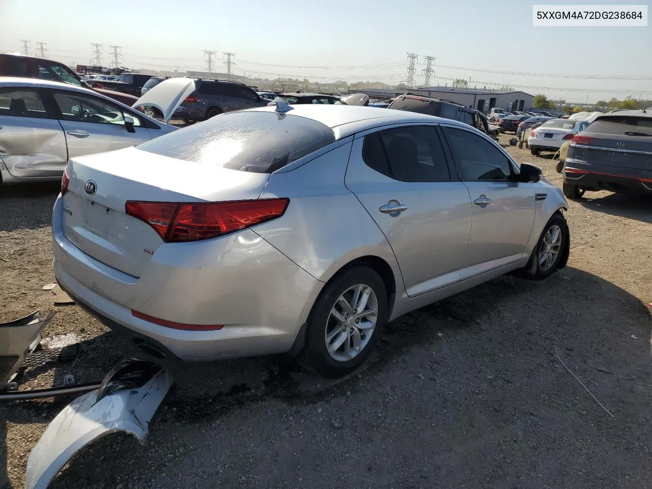 2013 Kia Optima Lx VIN: 5XXGM4A72DG238684 Lot: 74513964