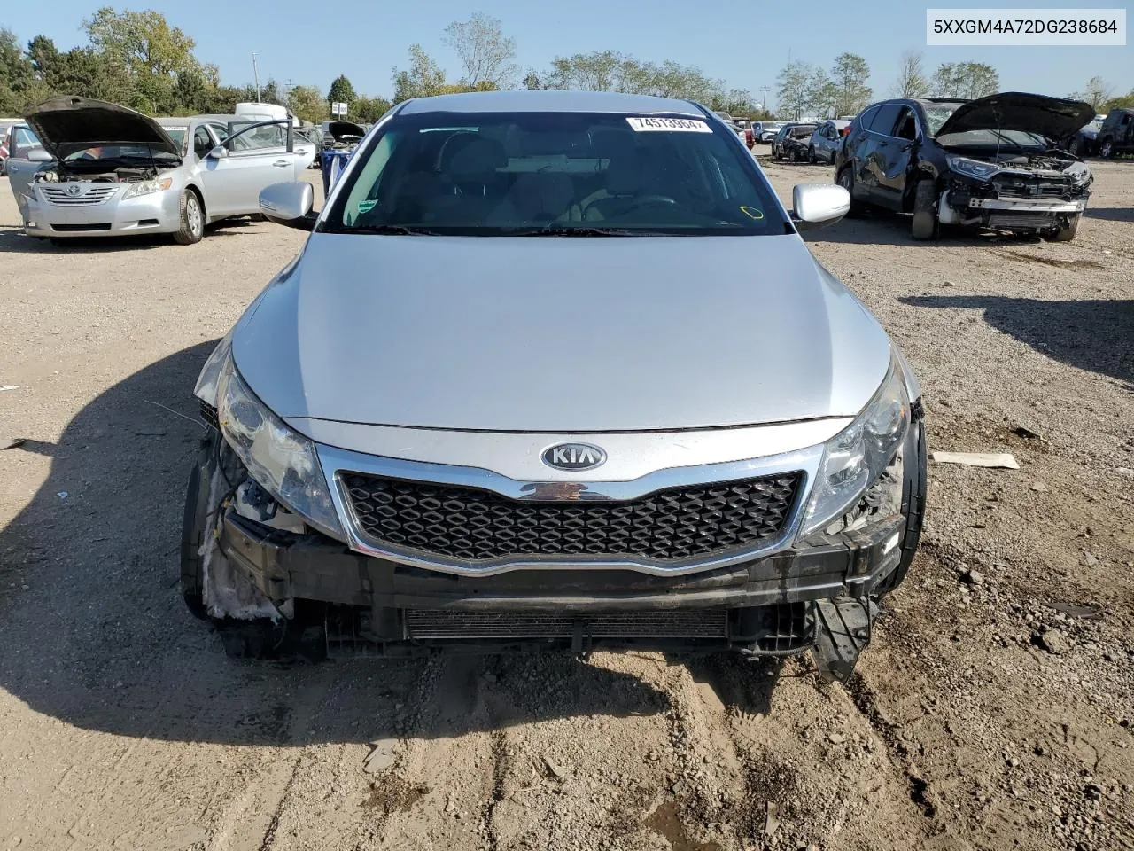 2013 Kia Optima Lx VIN: 5XXGM4A72DG238684 Lot: 74513964