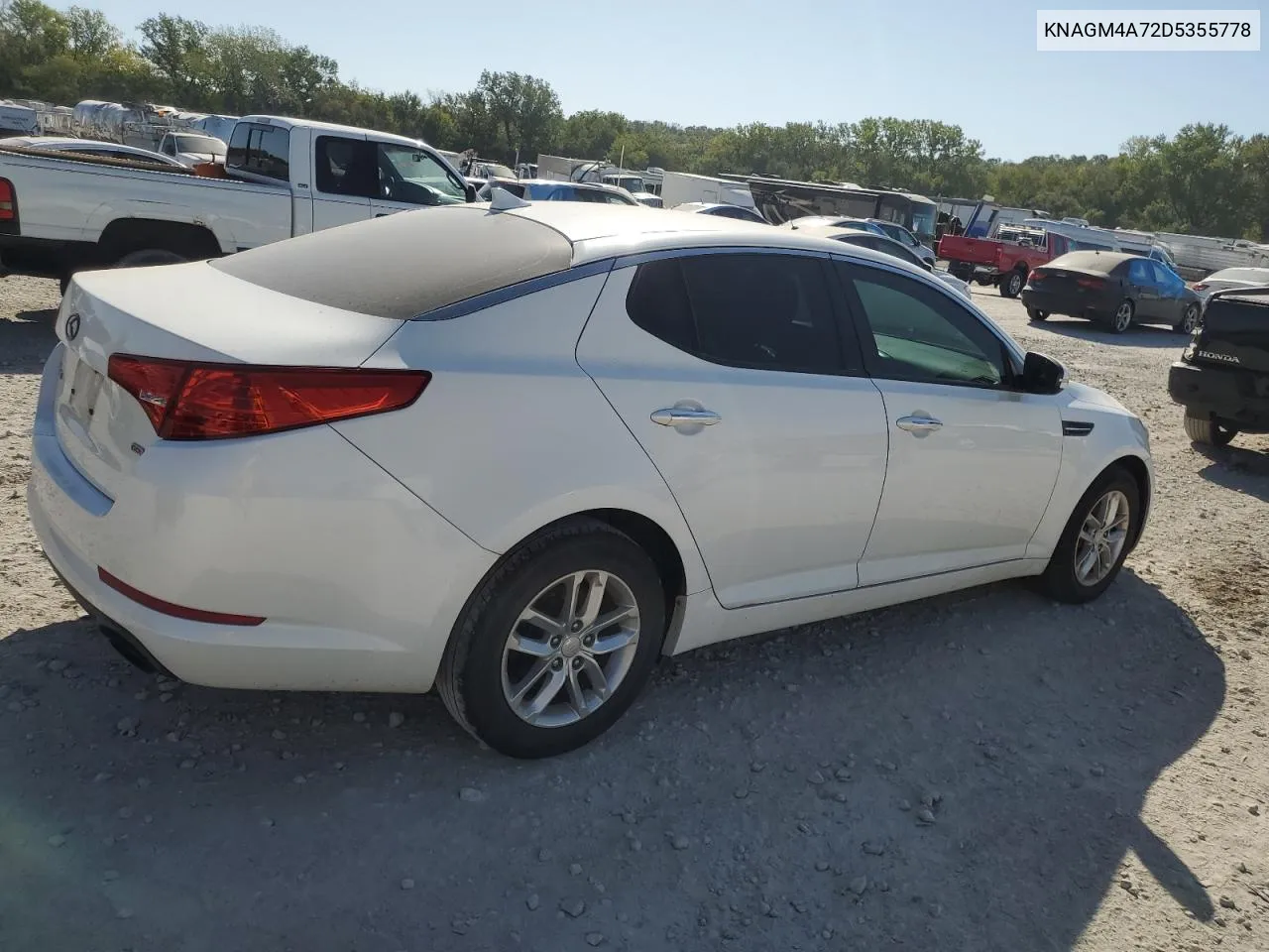 2013 Kia Optima Lx VIN: KNAGM4A72D5355778 Lot: 74517974