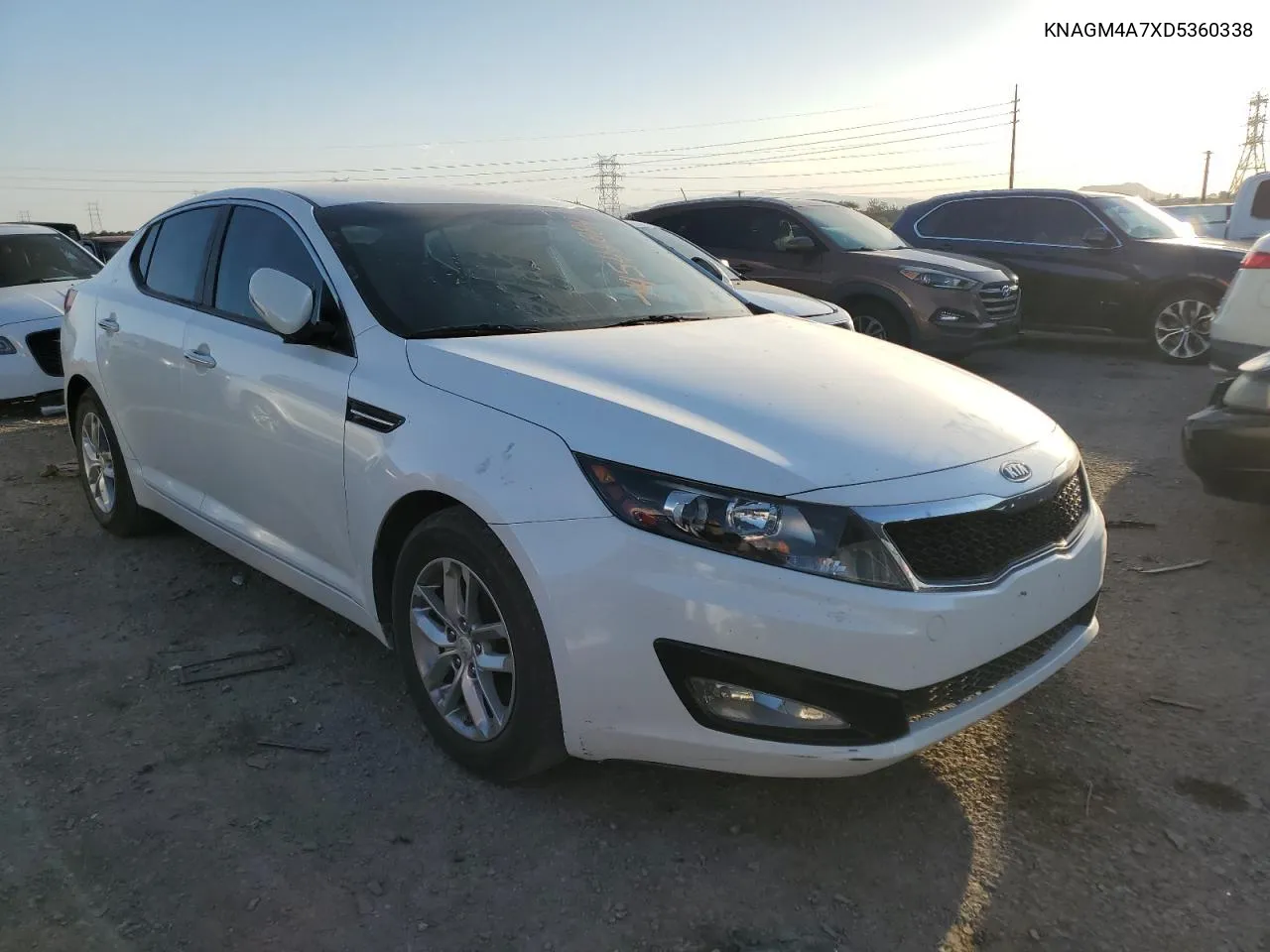 2013 Kia Optima Lx VIN: KNAGM4A7XD5360338 Lot: 74546884