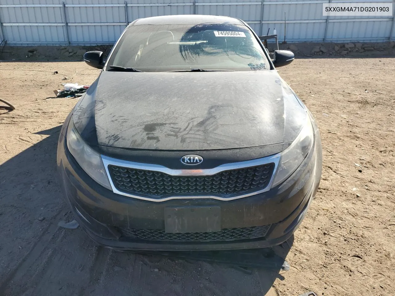 2013 Kia Optima Lx VIN: 5XXGM4A71DG201903 Lot: 74595004