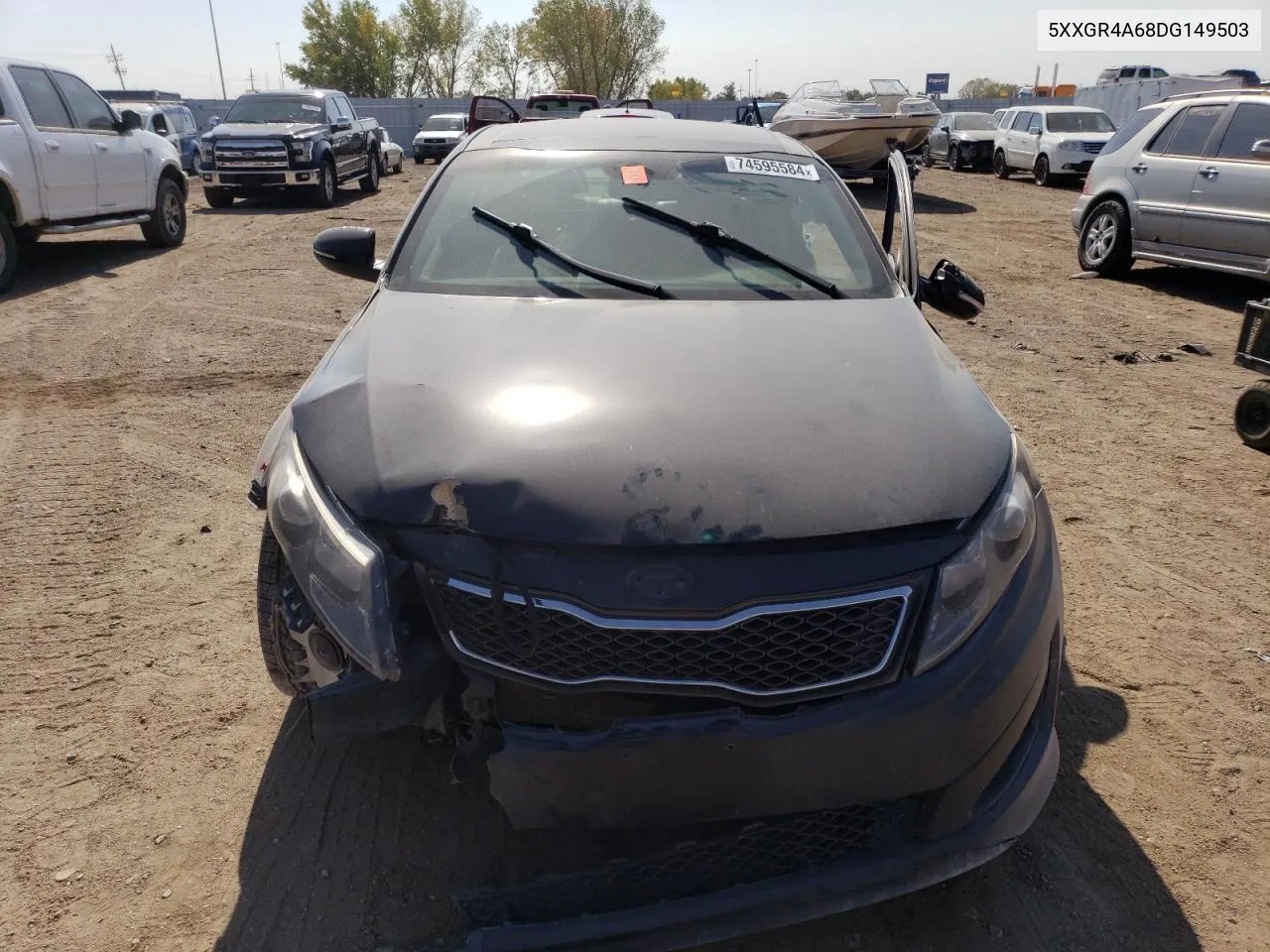 2013 Kia Optima Sx VIN: 5XXGR4A68DG149503 Lot: 74595584