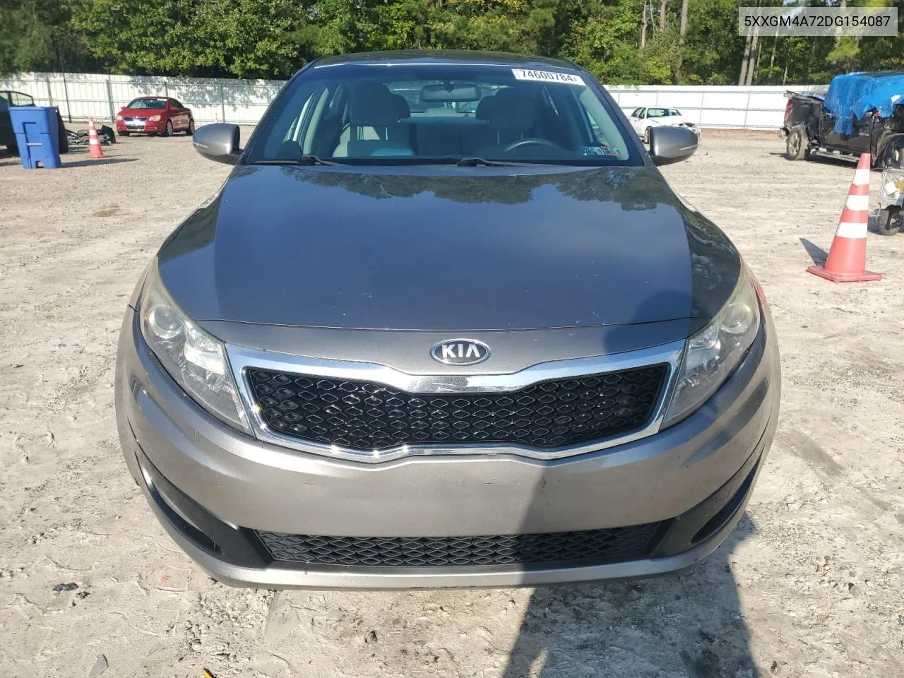 2013 Kia Optima Lx VIN: 5XXGM4A72DG154087 Lot: 74600784