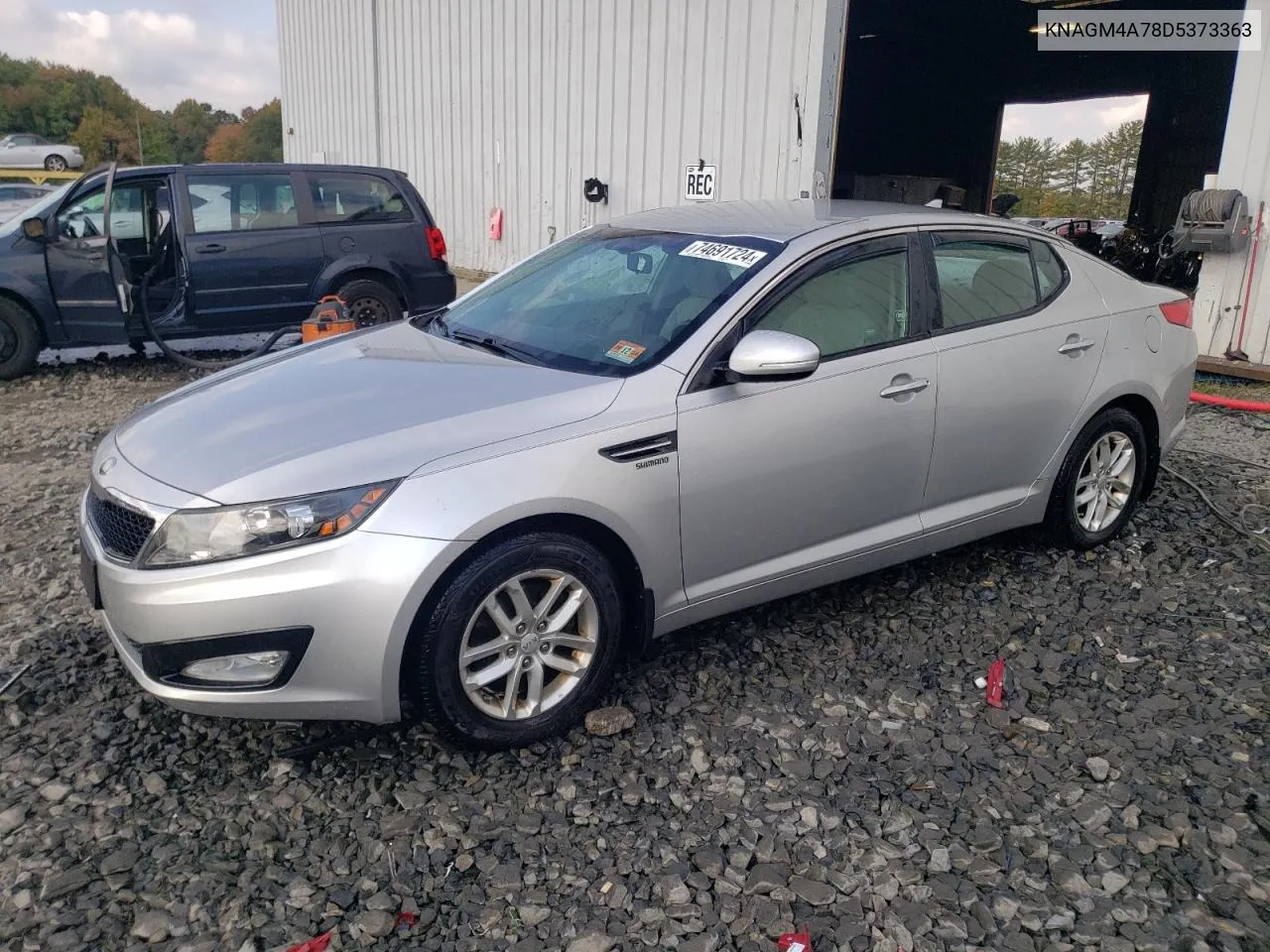 2013 Kia Optima Lx VIN: KNAGM4A78D5373363 Lot: 74691724