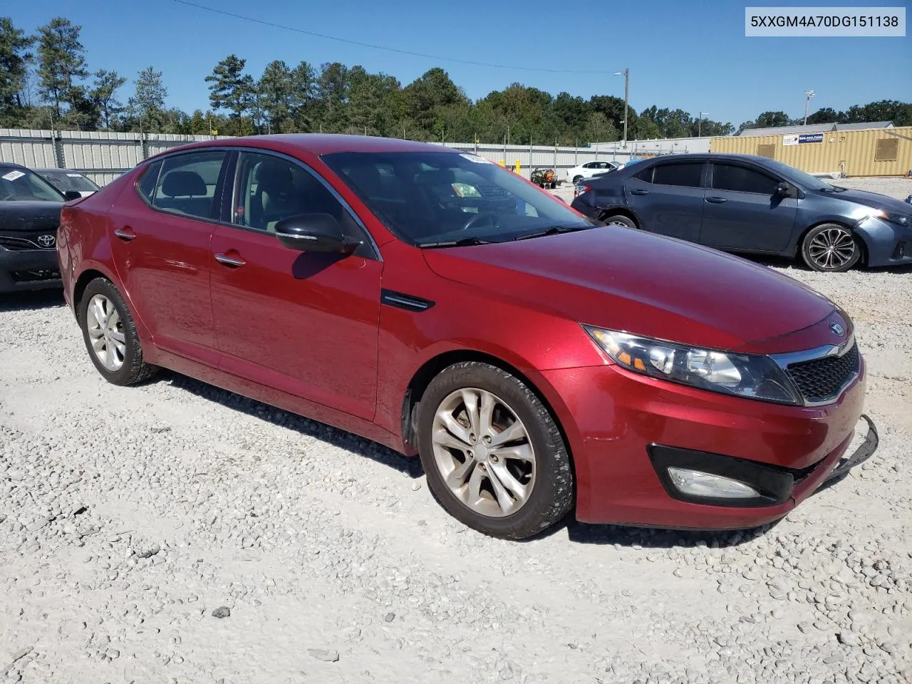 2013 Kia Optima Lx VIN: 5XXGM4A70DG151138 Lot: 74958354