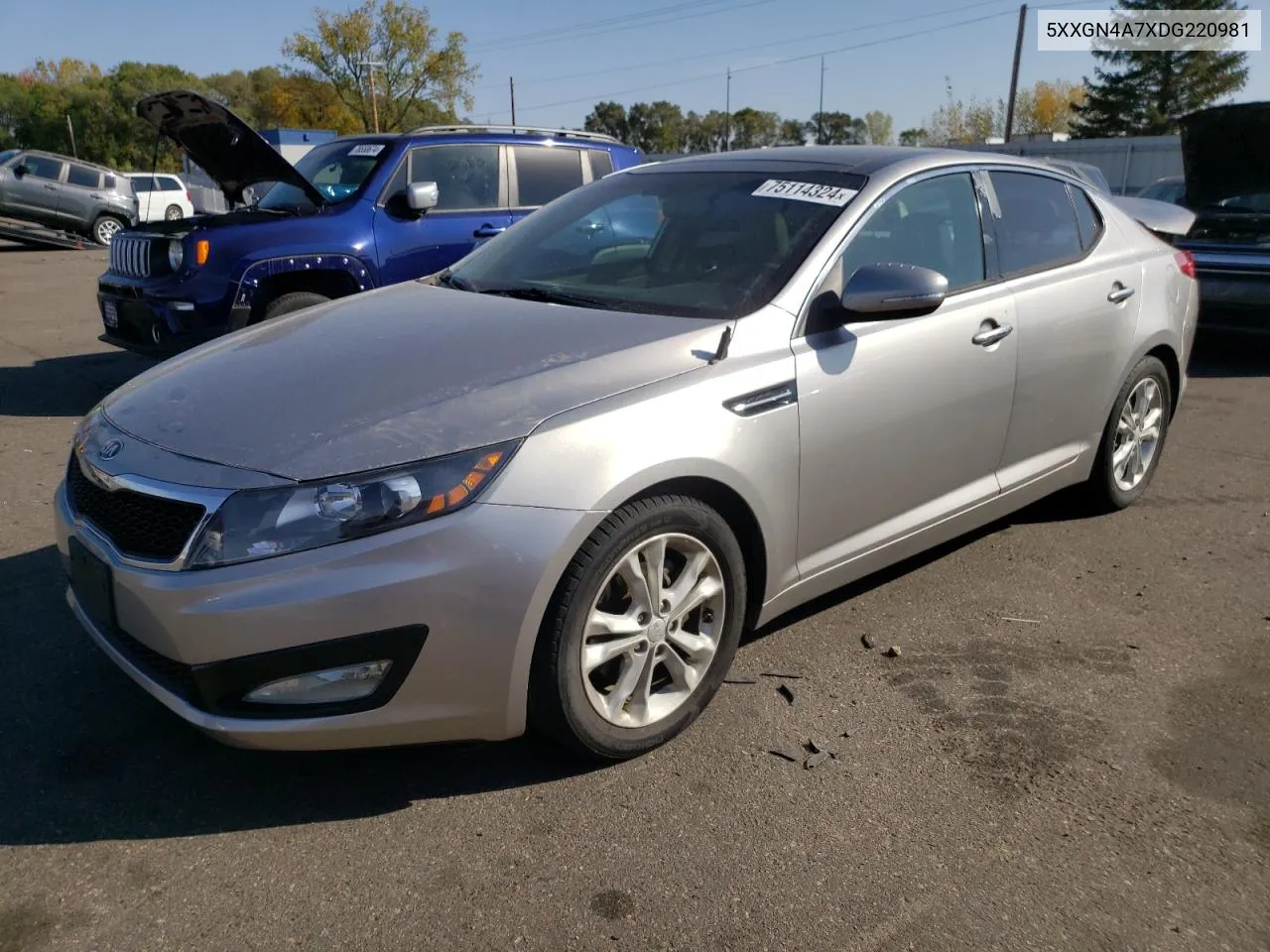 2013 Kia Optima Ex VIN: 5XXGN4A7XDG220981 Lot: 75114324