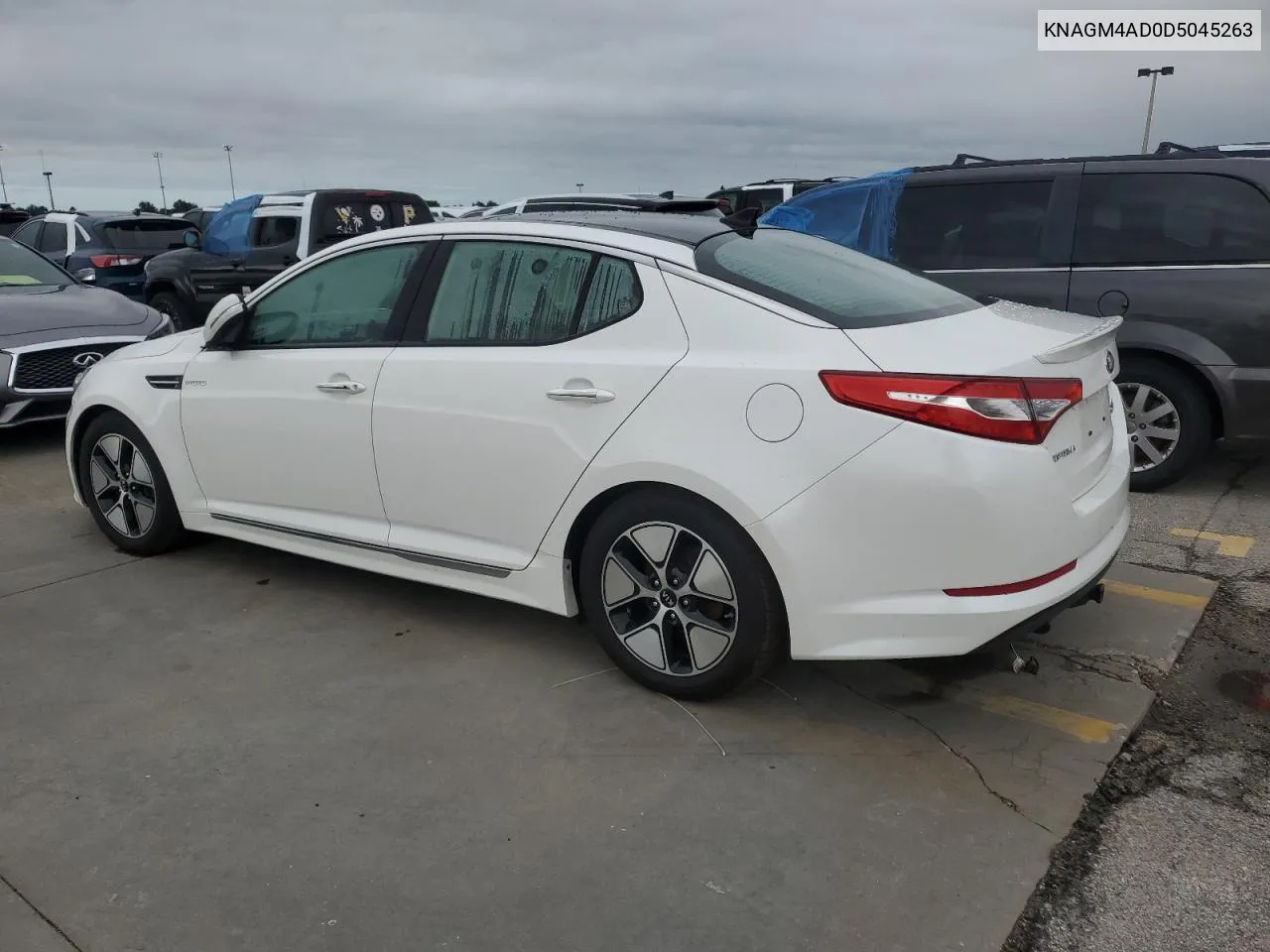 2013 Kia Optima Hybrid VIN: KNAGM4AD0D5045263 Lot: 75125224