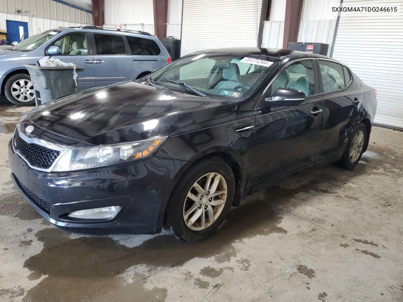 2013 Kia Optima Lx VIN: 5XXGM4A71DG246615 Lot: 75171244