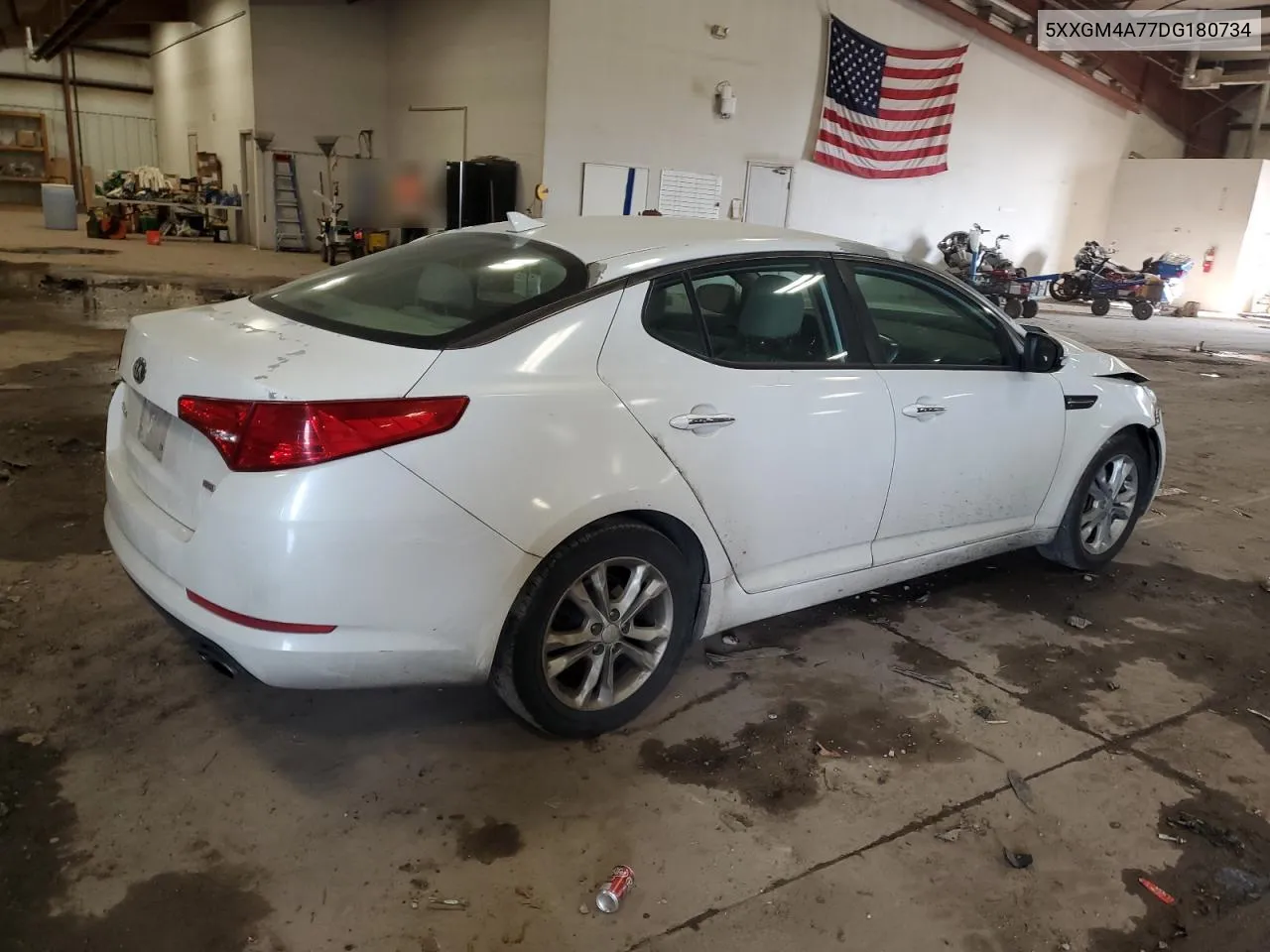 2013 Kia Optima Lx VIN: 5XXGM4A77DG180734 Lot: 75199014