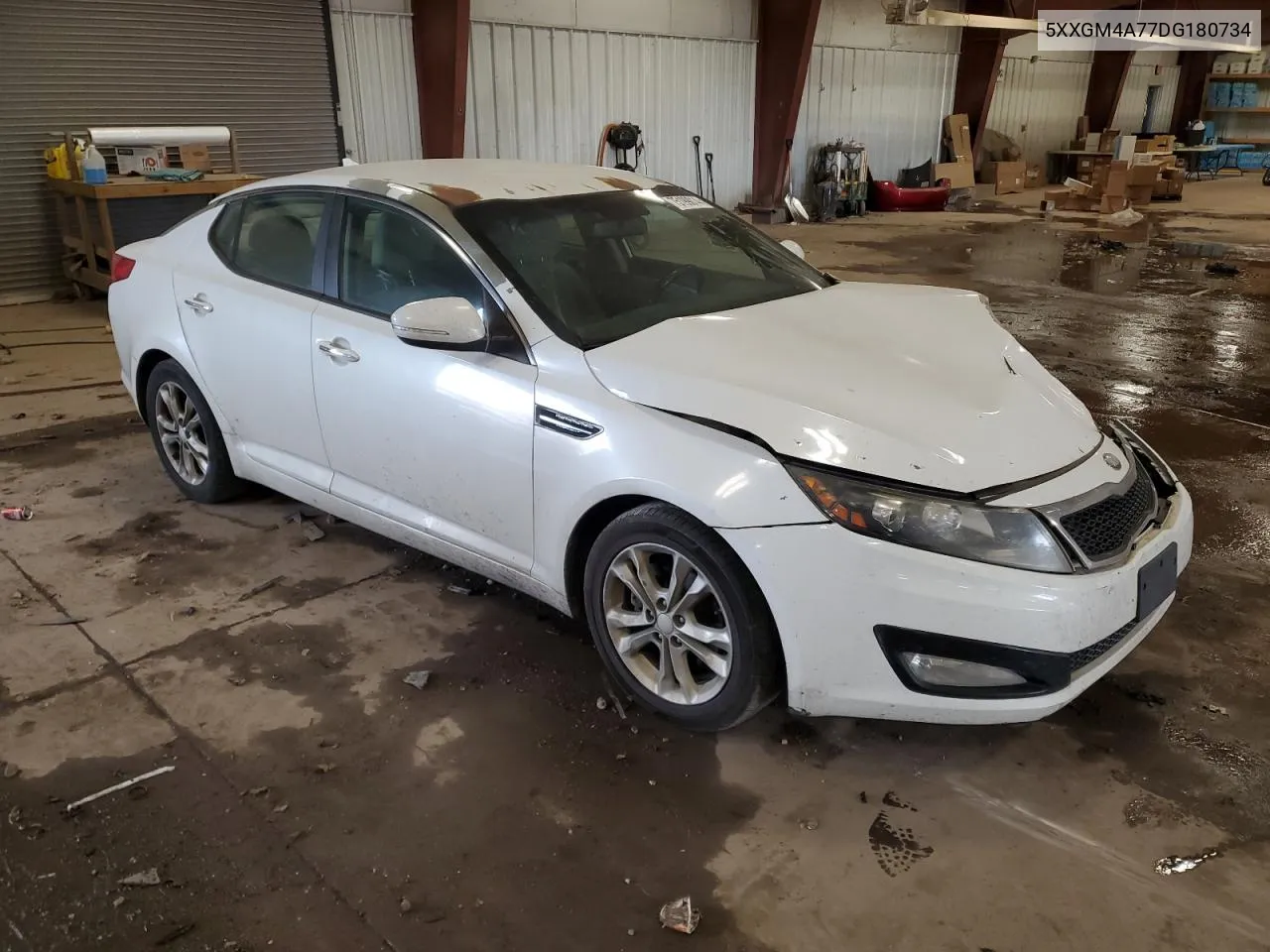 2013 Kia Optima Lx VIN: 5XXGM4A77DG180734 Lot: 75199014