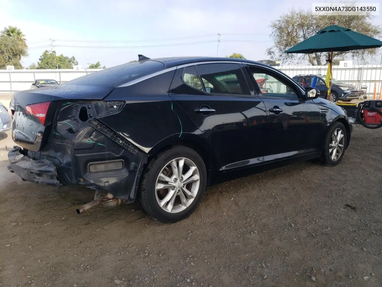 5XXGN4A73DG143550 2013 Kia Optima Ex