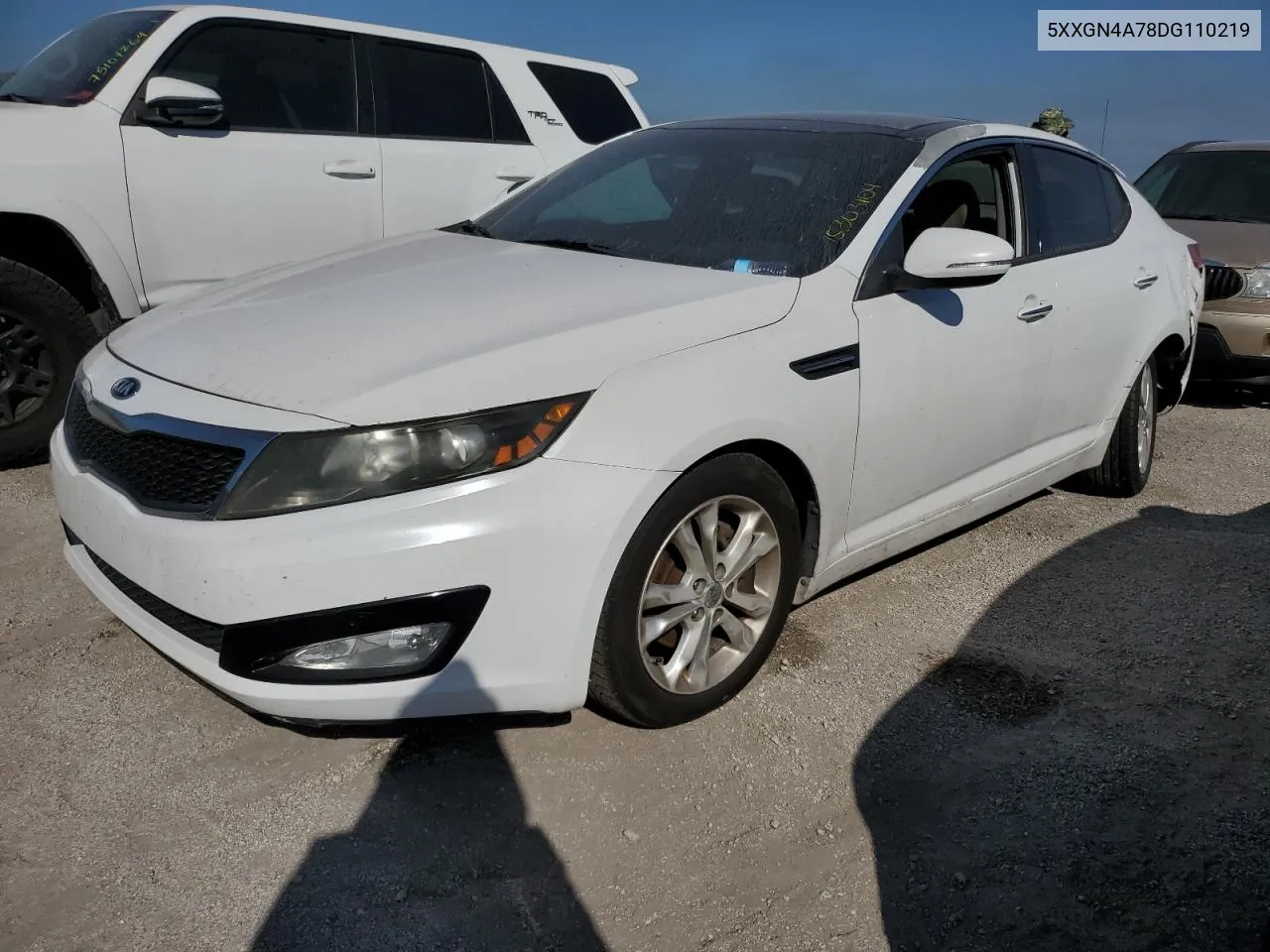 5XXGN4A78DG110219 2013 Kia Optima Ex