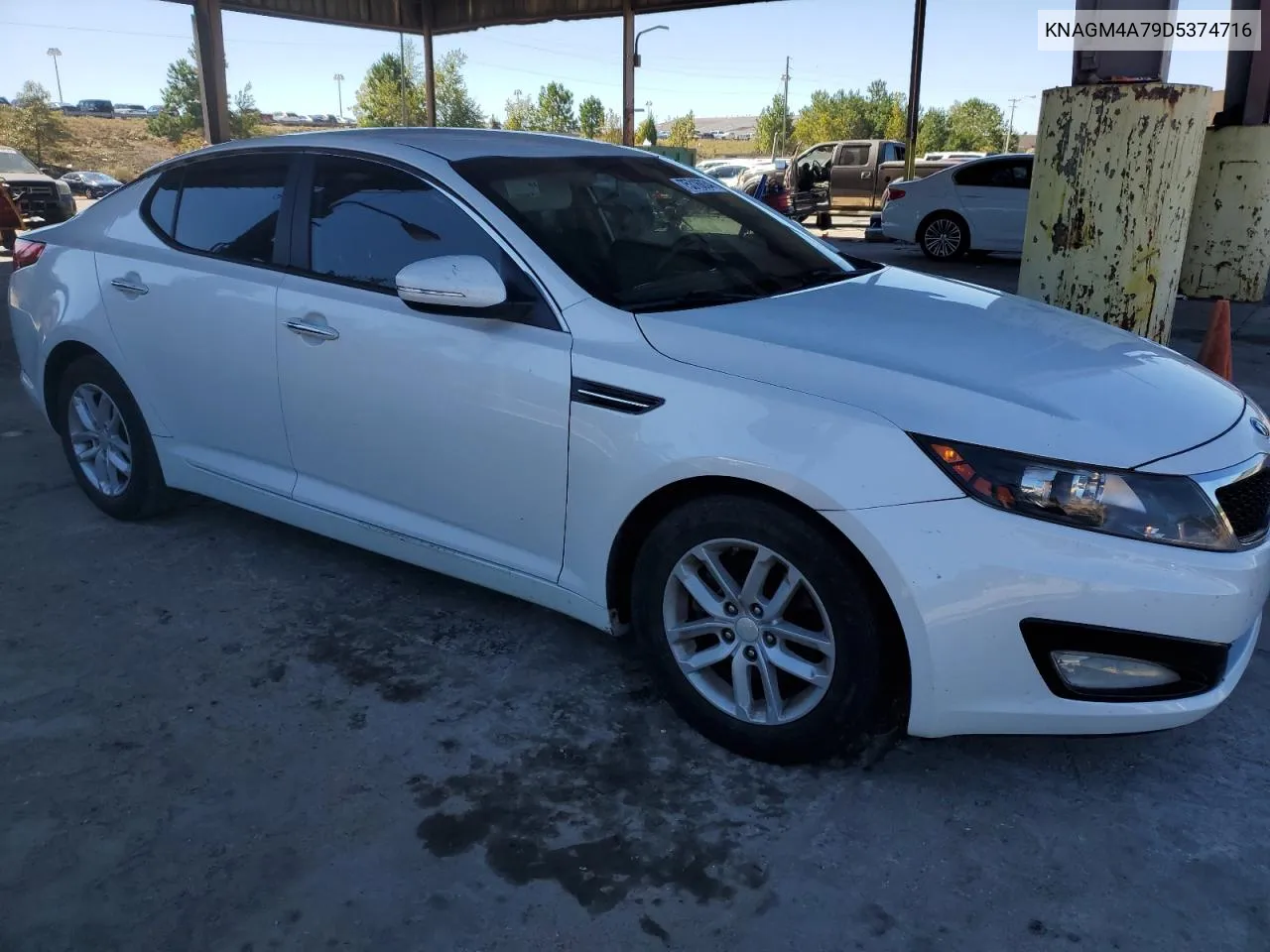 2013 Kia Optima Lx VIN: KNAGM4A79D5374716 Lot: 75316034