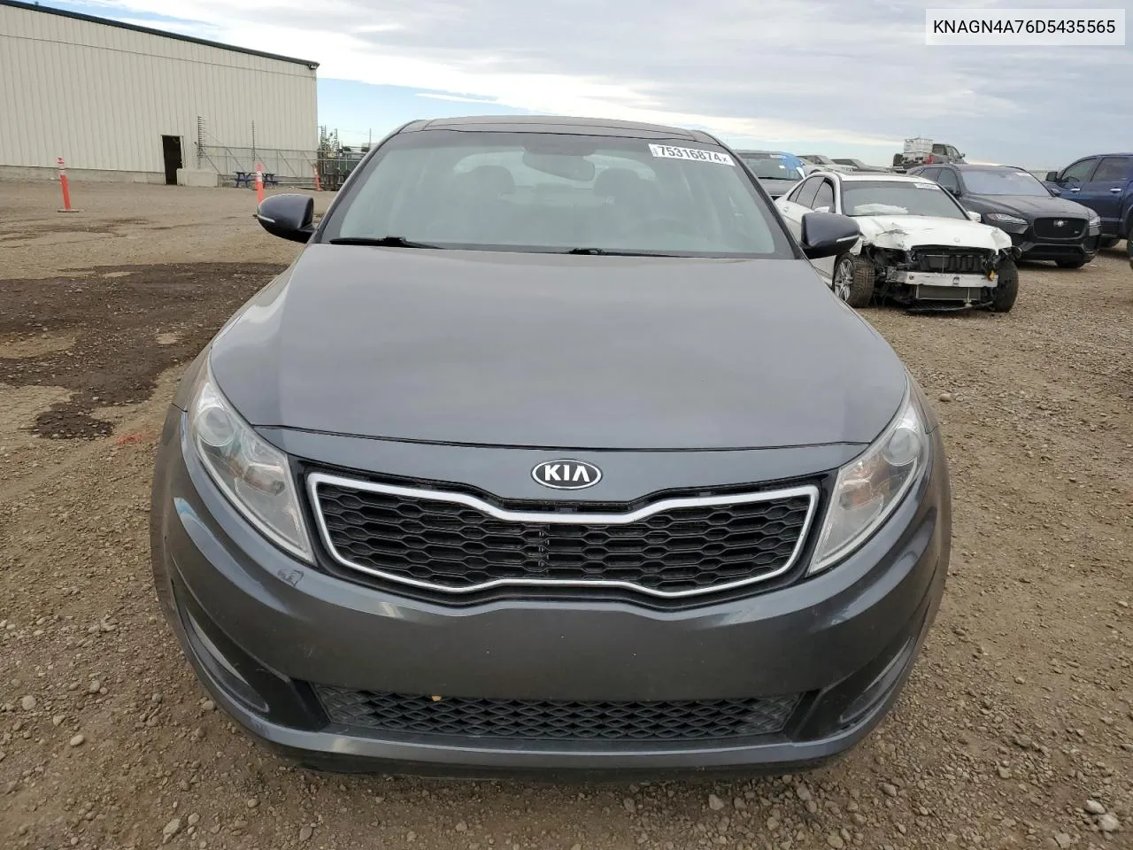 2013 Kia Optima Ex VIN: KNAGN4A76D5435565 Lot: 75316874