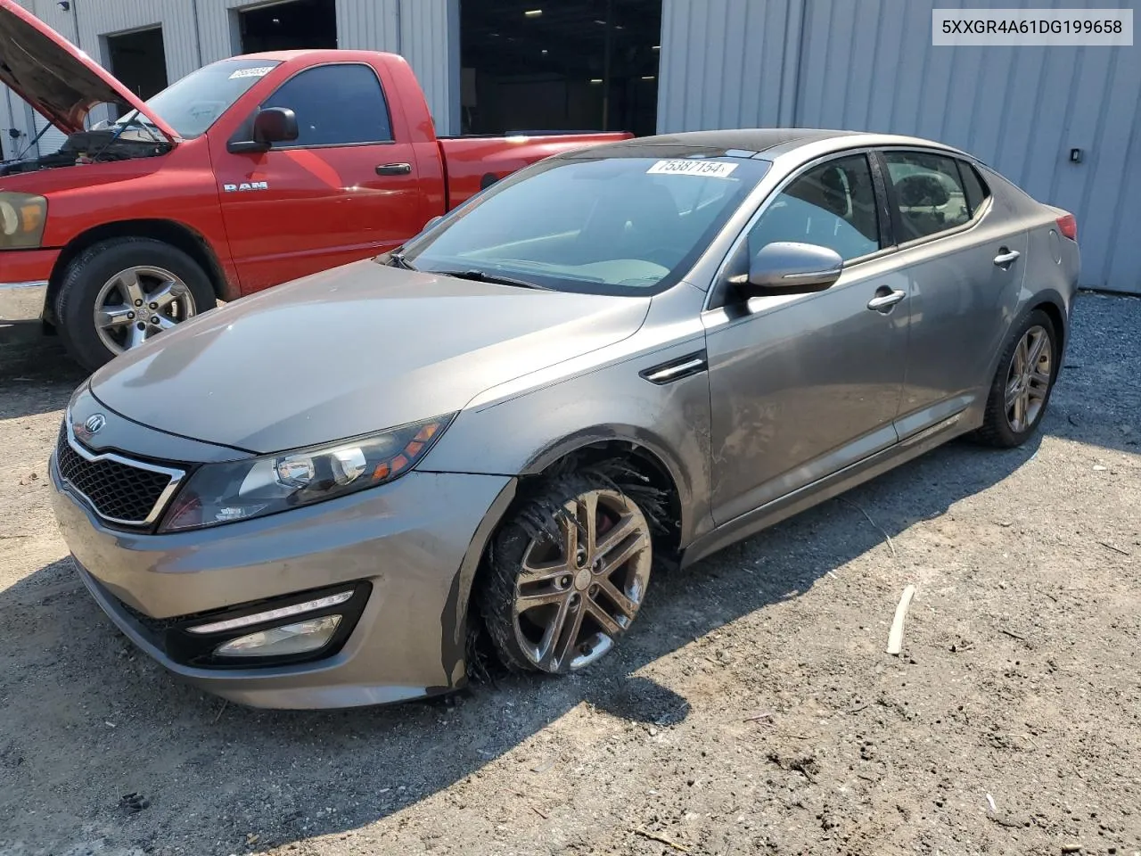 2013 Kia Optima Sx VIN: 5XXGR4A61DG199658 Lot: 75387154