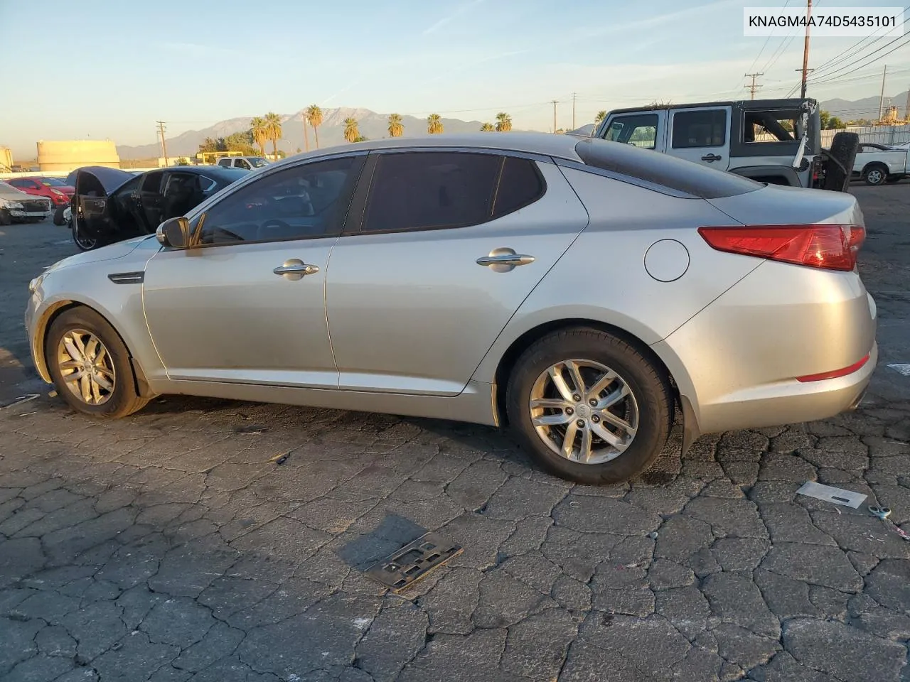 2013 Kia Optima Lx VIN: KNAGM4A74D5435101 Lot: 75489234