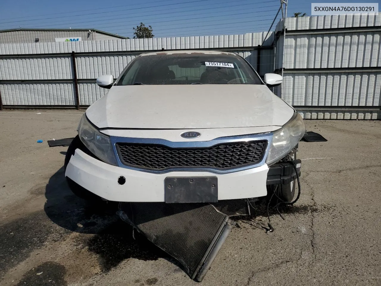 2013 Kia Optima Ex VIN: 5XXGN4A76DG130291 Lot: 75517104