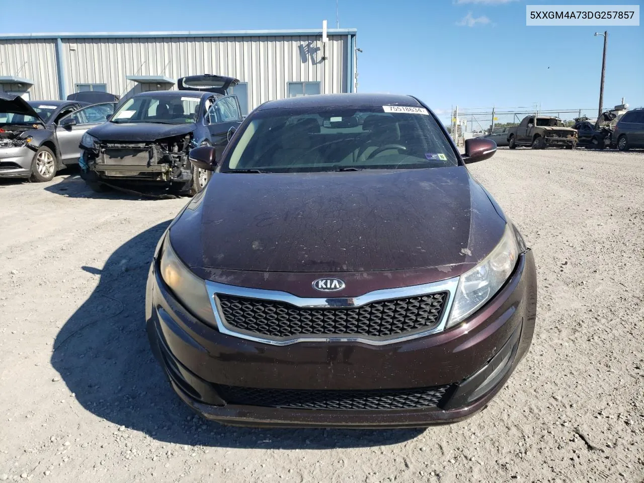 2013 Kia Optima Lx VIN: 5XXGM4A73DG257857 Lot: 75518634