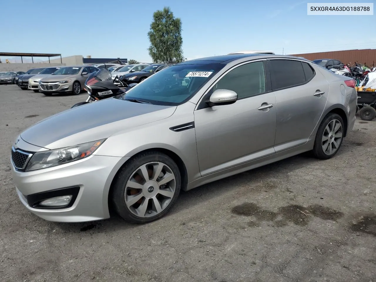 2013 Kia Optima Sx VIN: 5XXGR4A63DG188788 Lot: 75571274