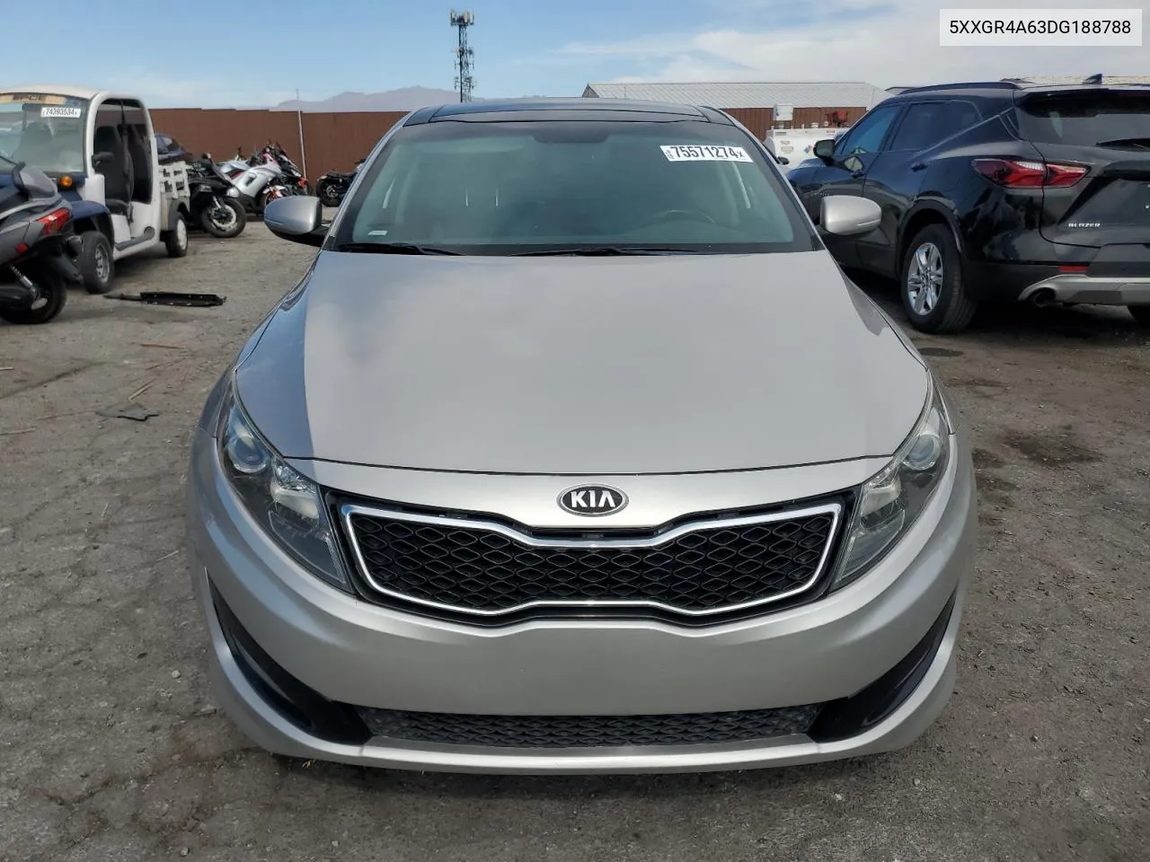 2013 Kia Optima Sx VIN: 5XXGR4A63DG188788 Lot: 75571274