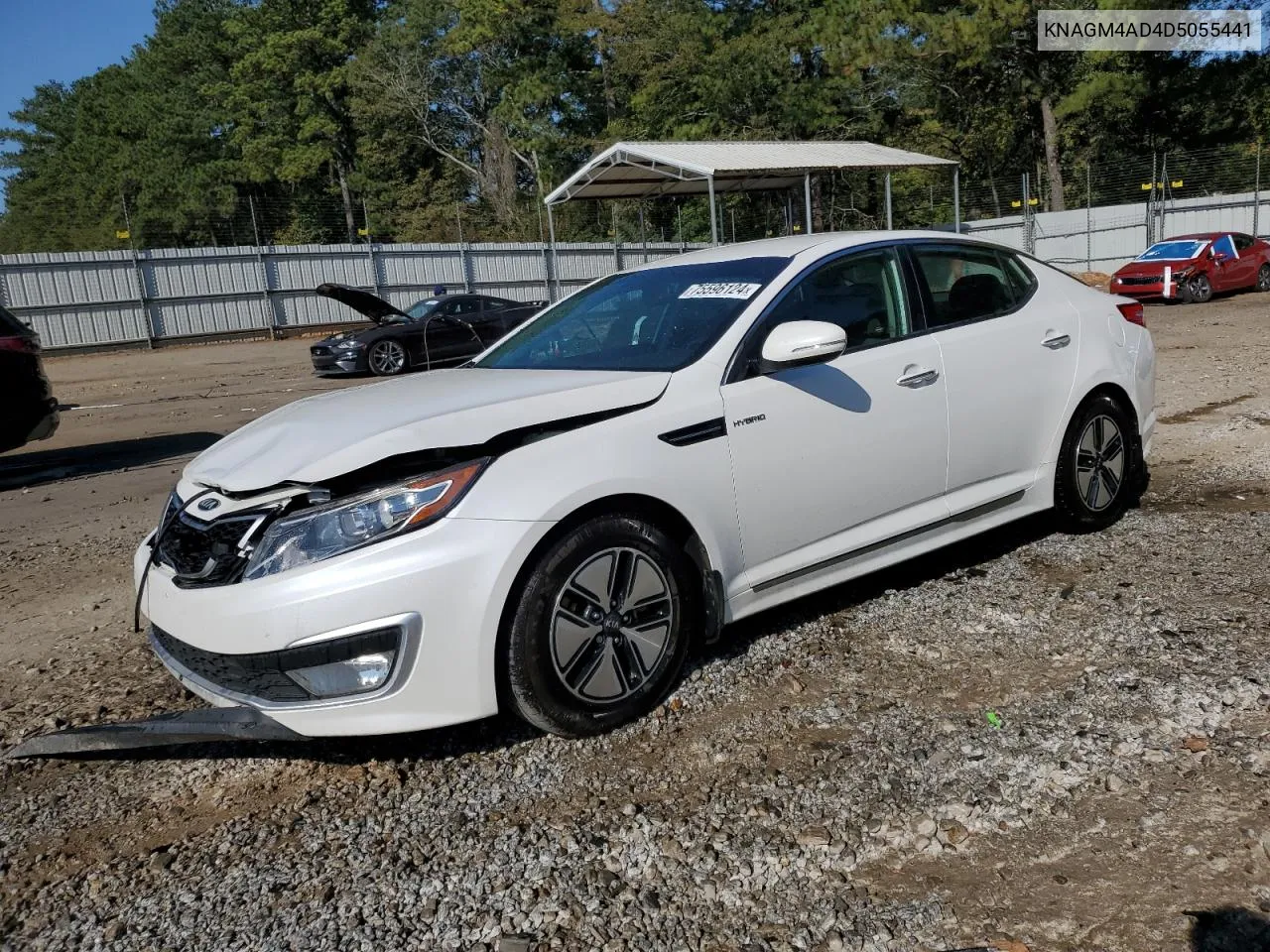 2013 Kia Optima Hybrid VIN: KNAGM4AD4D5055441 Lot: 75596124