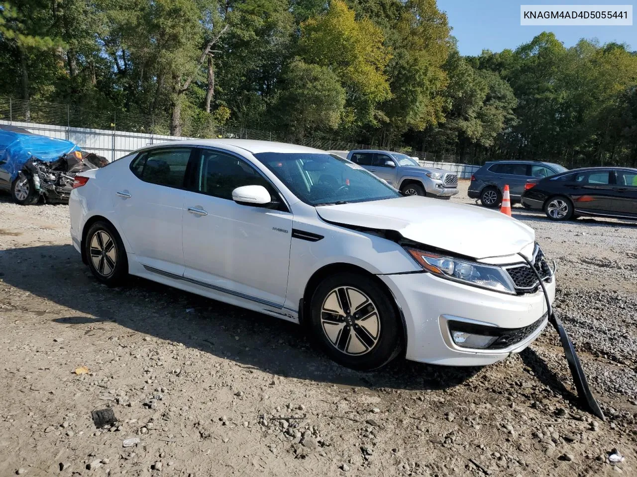 2013 Kia Optima Hybrid VIN: KNAGM4AD4D5055441 Lot: 75596124