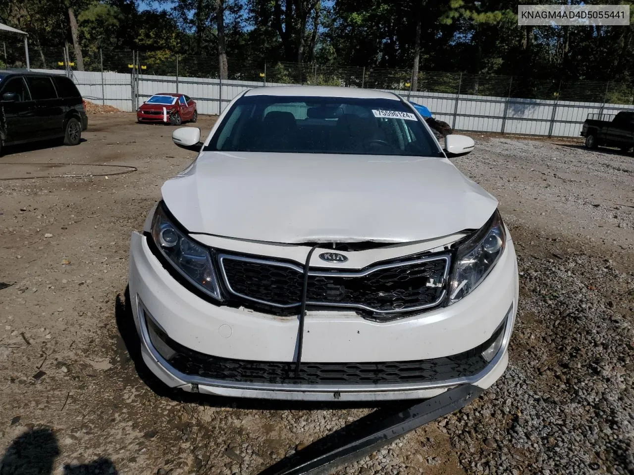 2013 Kia Optima Hybrid VIN: KNAGM4AD4D5055441 Lot: 75596124