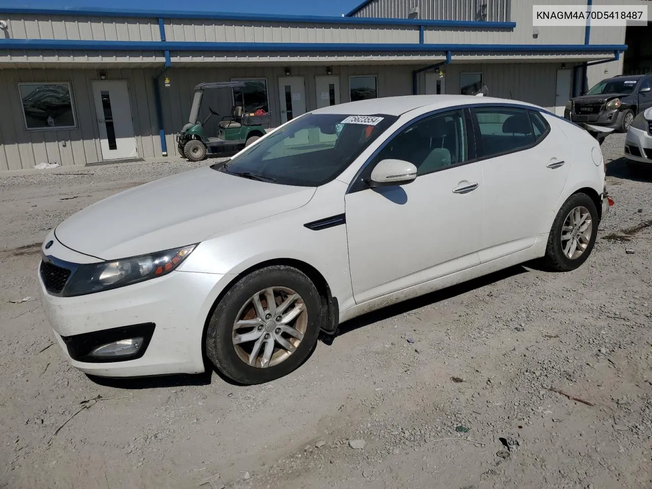 2013 Kia Optima Lx VIN: KNAGM4A70D5418487 Lot: 75623554