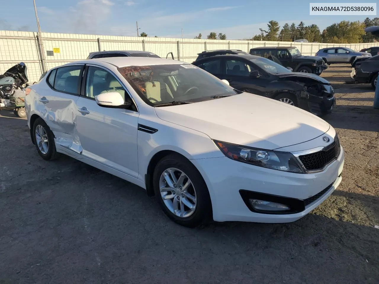 2013 Kia Optima Lx VIN: KNAGM4A72D5380096 Lot: 75688064