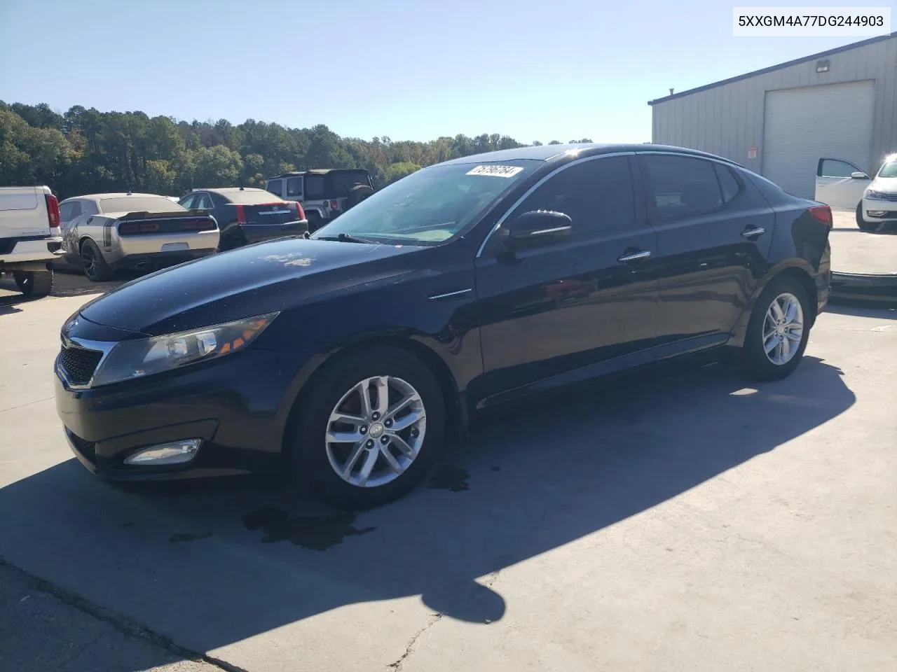 2013 Kia Optima Lx VIN: 5XXGM4A77DG244903 Lot: 75796764