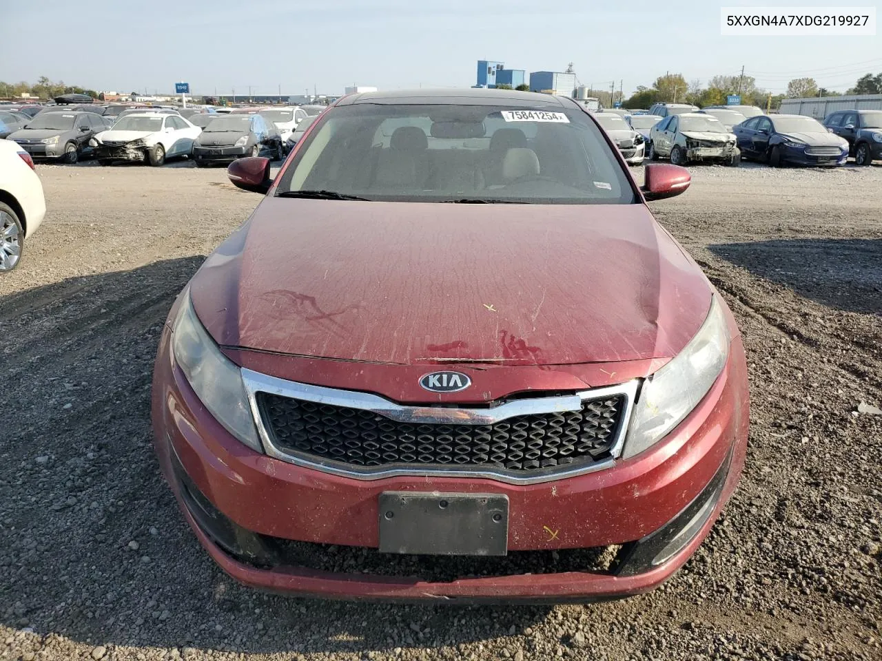 2013 Kia Optima Ex VIN: 5XXGN4A7XDG219927 Lot: 75841254