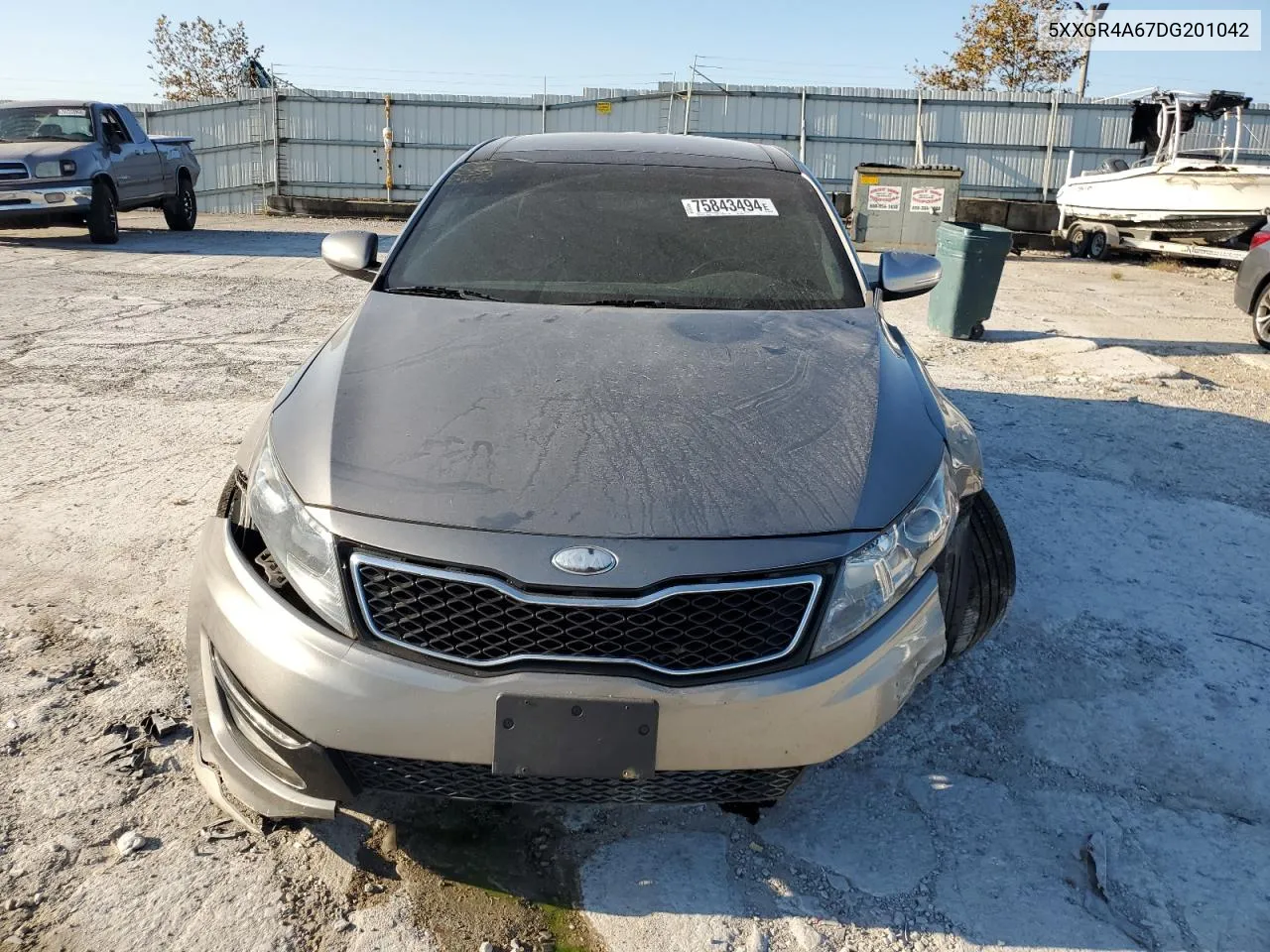 2013 Kia Optima Sx VIN: 5XXGR4A67DG201042 Lot: 75843494