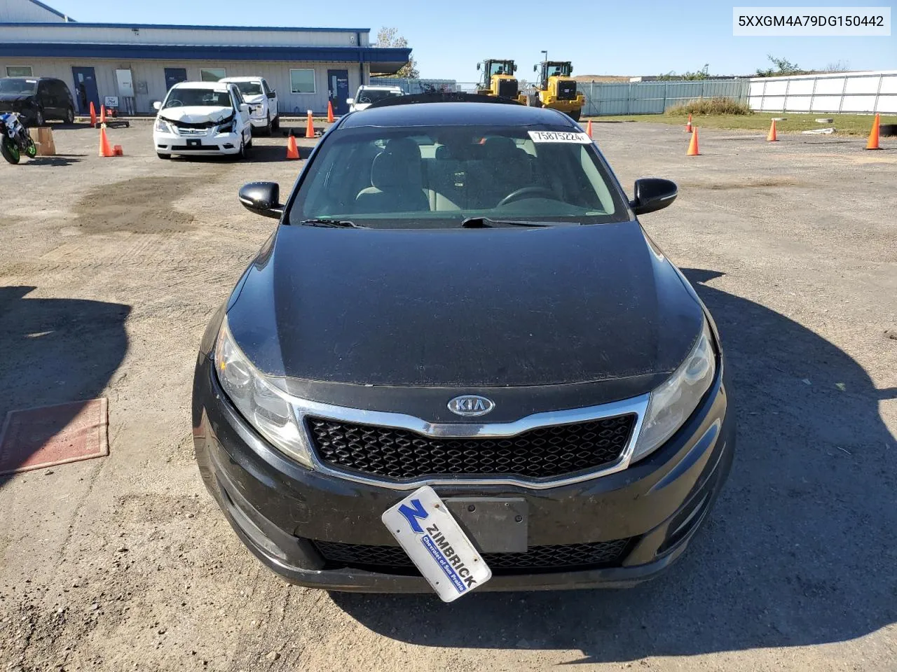 2013 Kia Optima Lx VIN: 5XXGM4A79DG150442 Lot: 75875224