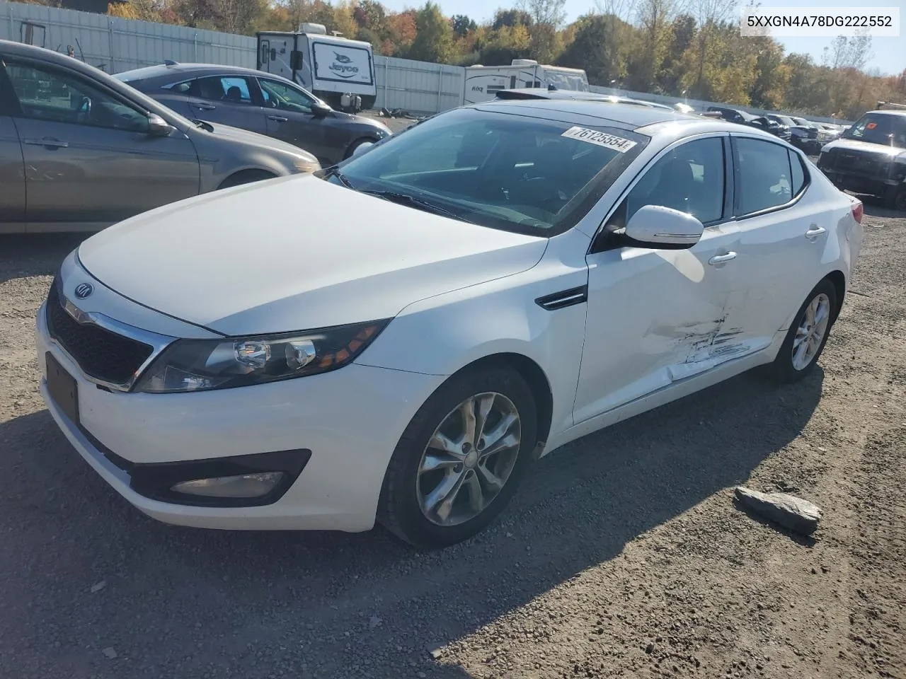 2013 Kia Optima Ex VIN: 5XXGN4A78DG222552 Lot: 76125554