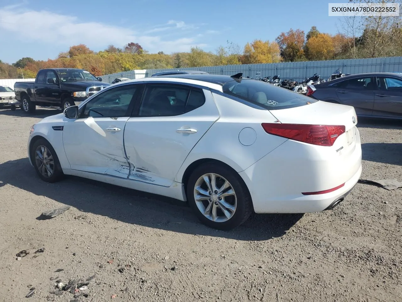 2013 Kia Optima Ex VIN: 5XXGN4A78DG222552 Lot: 76125554