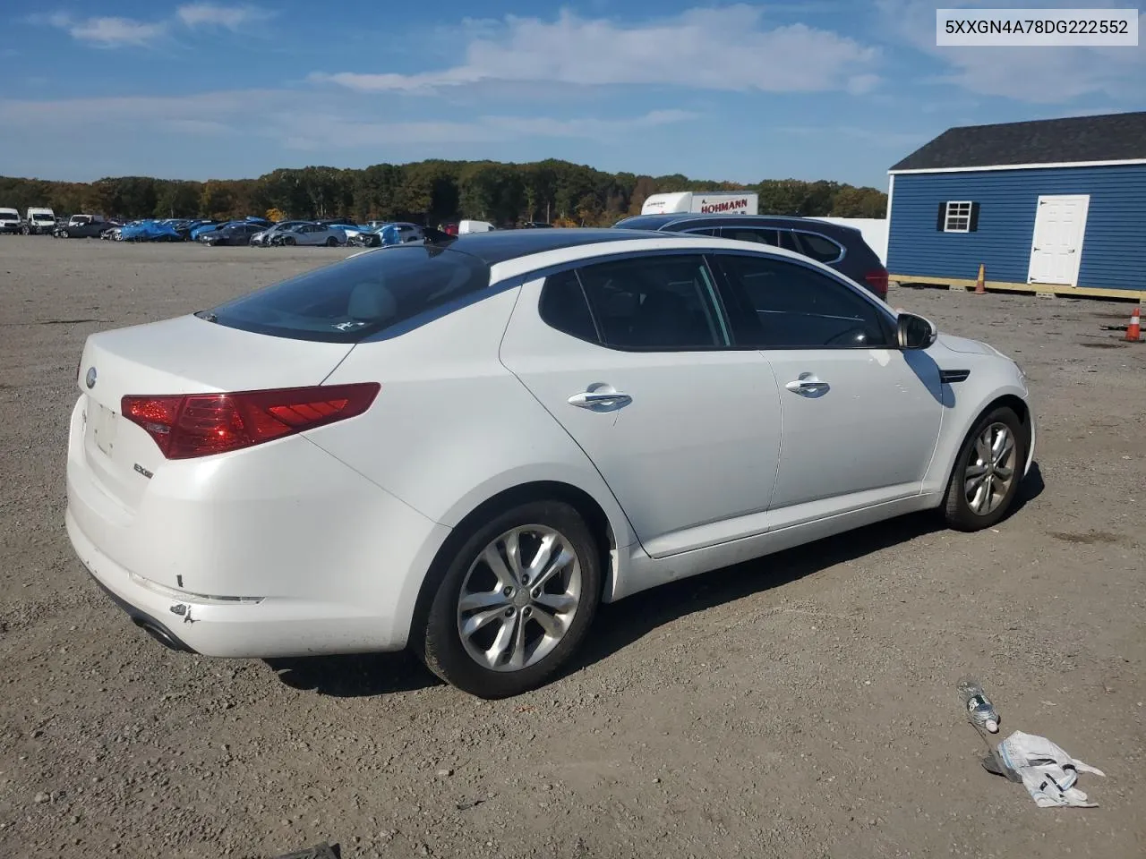 2013 Kia Optima Ex VIN: 5XXGN4A78DG222552 Lot: 76125554