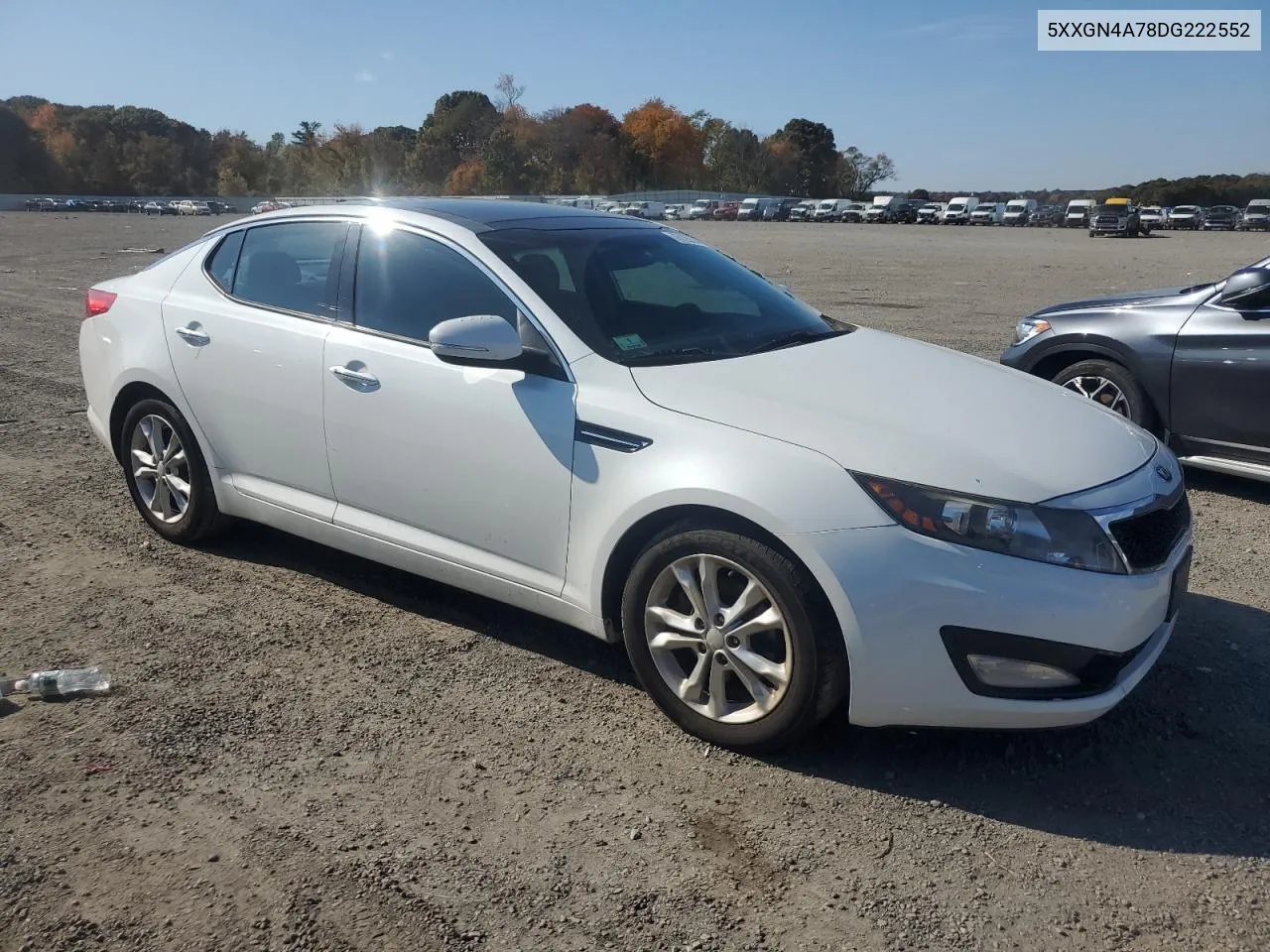 2013 Kia Optima Ex VIN: 5XXGN4A78DG222552 Lot: 76125554