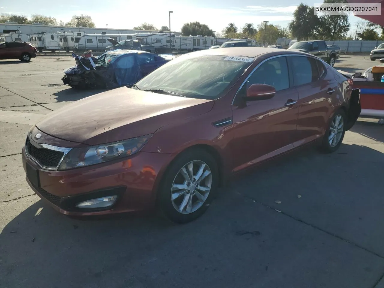 2013 Kia Optima Lx VIN: 5XXGM4A73DG207041 Lot: 76145624