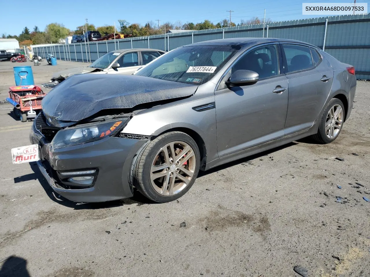 2013 Kia Optima Sx VIN: 5XXGR4A68DG097533 Lot: 76237844