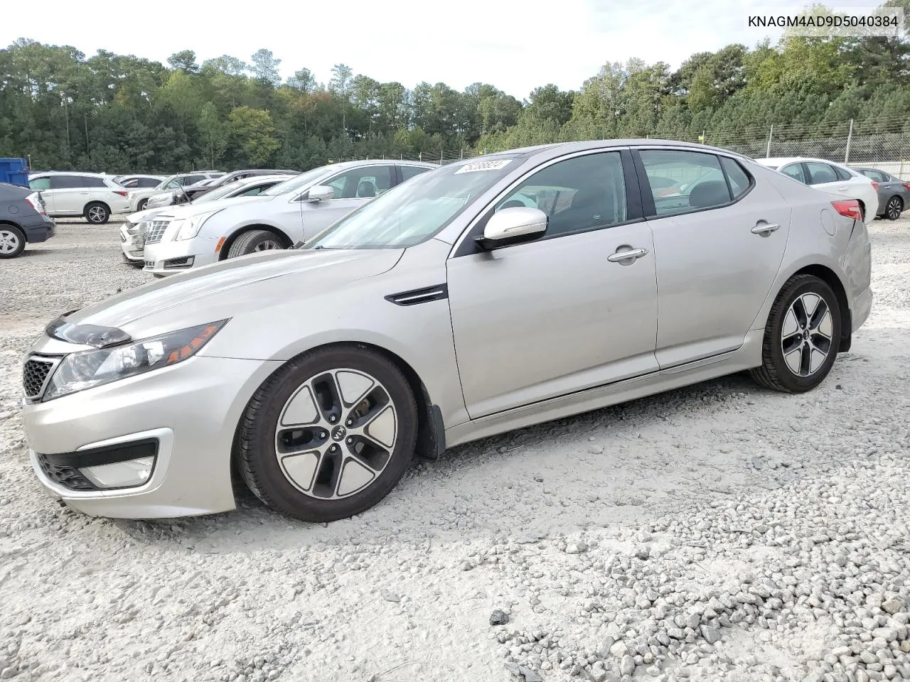 2013 Kia Optima Hybrid VIN: KNAGM4AD9D5040384 Lot: 76238824