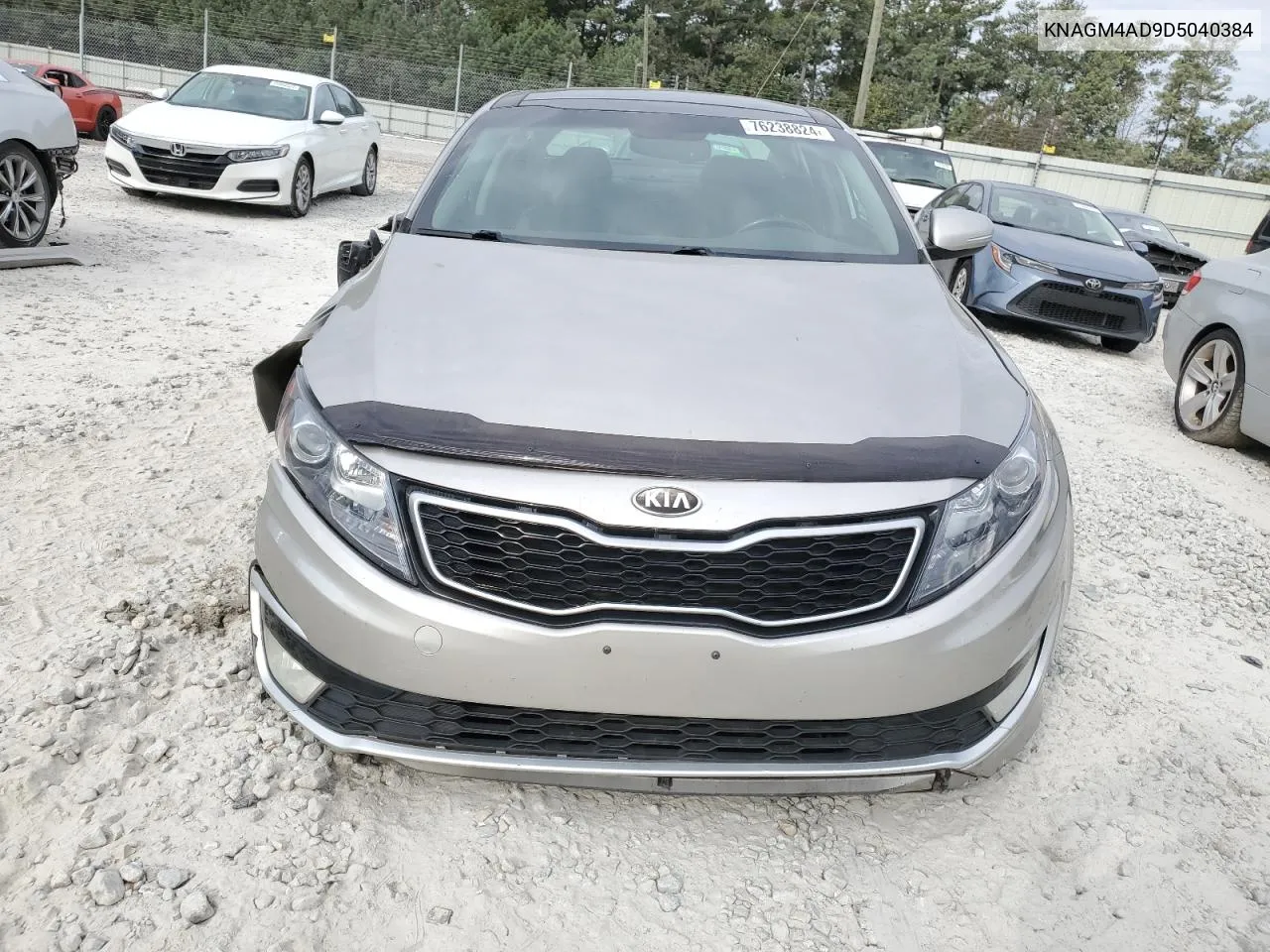 2013 Kia Optima Hybrid VIN: KNAGM4AD9D5040384 Lot: 76238824